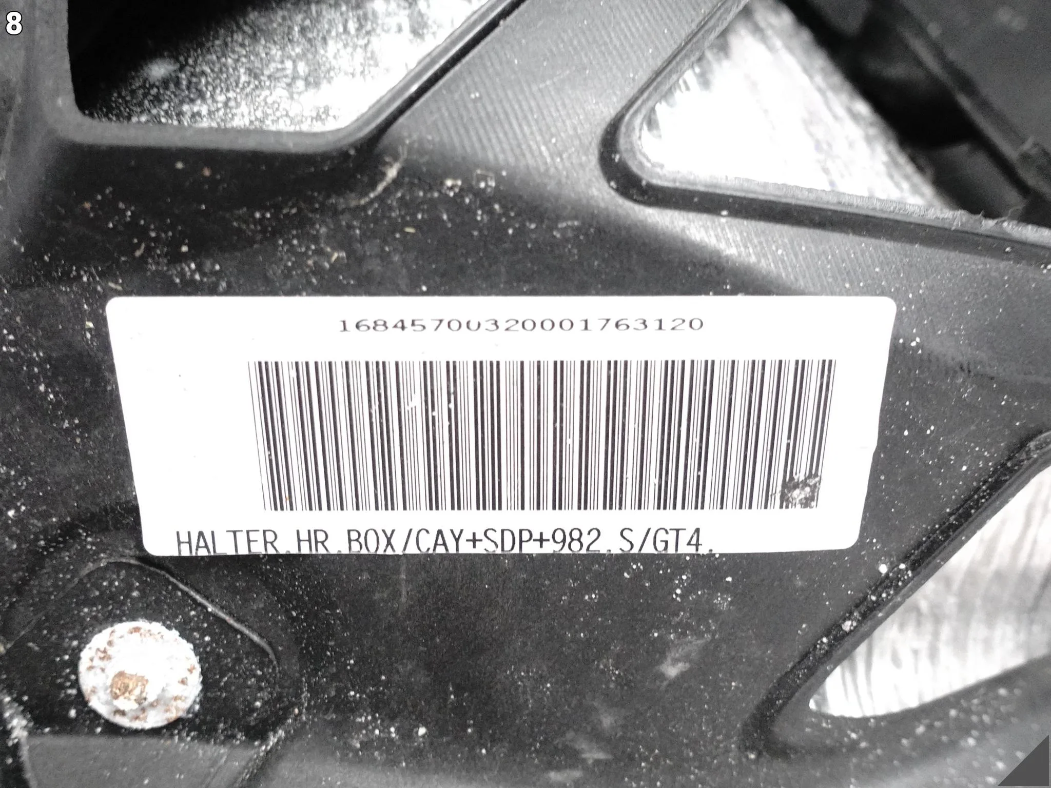 PORSCHE 718 CAYMAN 982C BOXSTER 982 SPYDER GT4 19-25 ŚLIZG ZDERZAKA TYŁ R PORSCHE 718 CAYMAN 982C BOXSTER 982 SPYDER GT4 19-25 ŚLIZG ZDERZAKA TYŁ R - obrazek 9