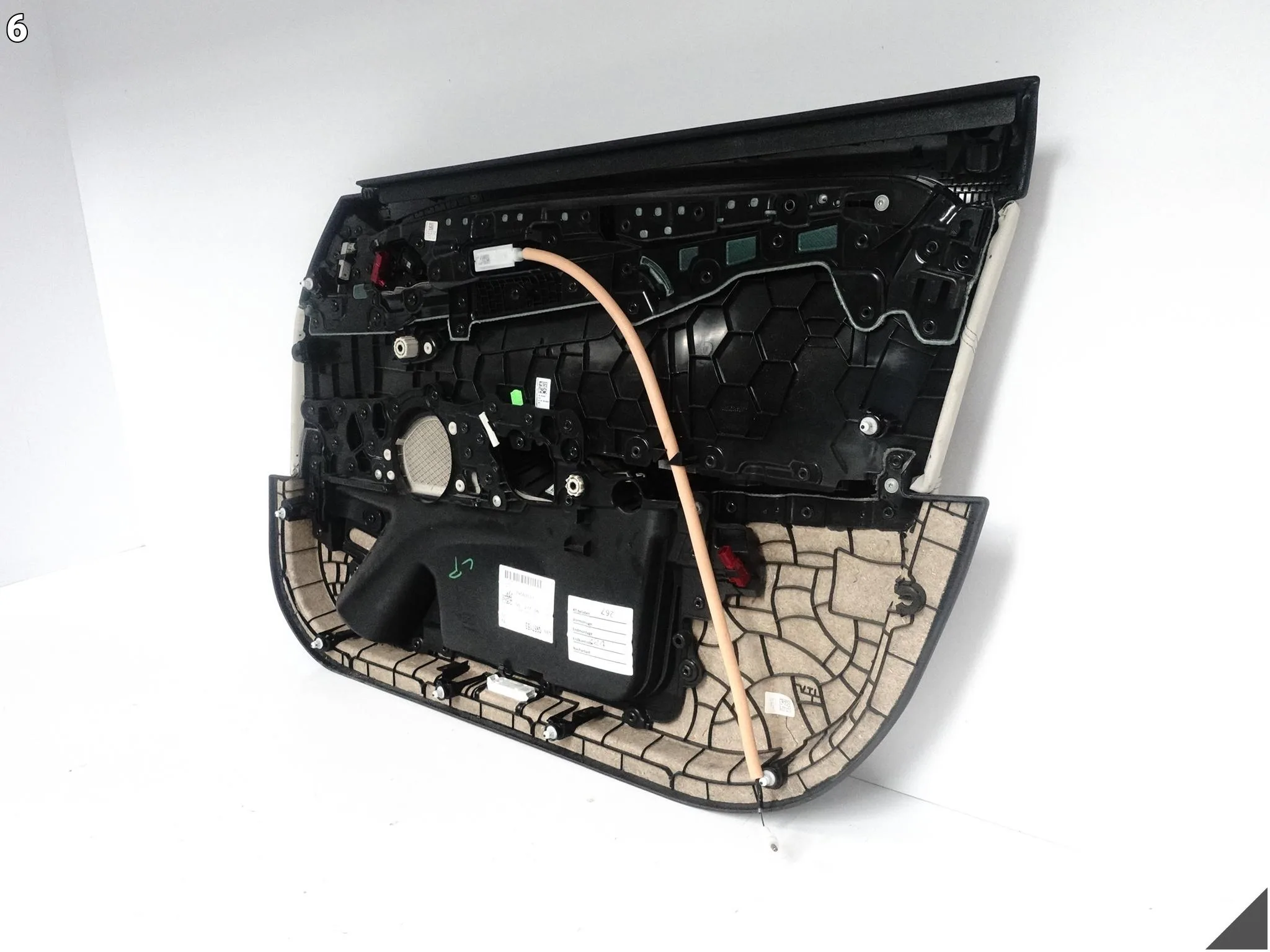 BMW 5 G30 G31 M5 F90 17-24 TAPICERKA BOCZEK DRZWI SKÓRA LISTWA LEWA PRZÓD BMW 5 G30 G31 M5 F90 17-24 TAPICERKA BOCZEK DRZWI SKÓRA LISTWA LEWA PRZÓD - obrazek 7