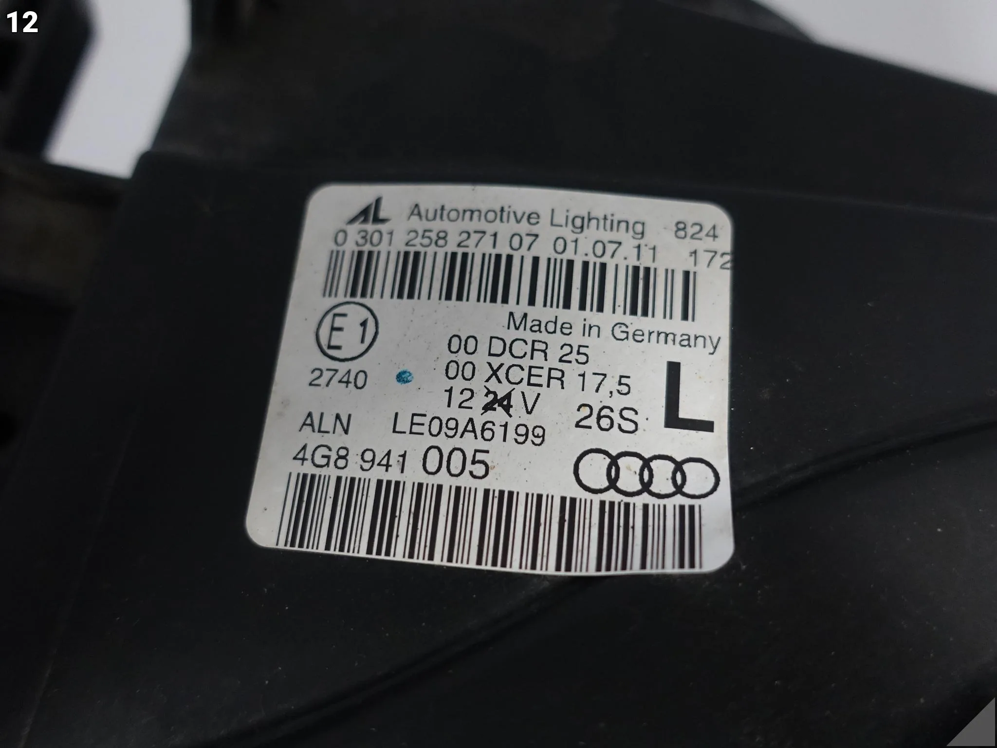 AUDI A7 S7 4G8 10-14 LAMPA XENON + LED NIESKRĘTNA LEWA PRZÓD EUROPA AUDI A7 S7 4G8 10-14 LAMPA XENON + LED NIESKRĘTNA LEWA PRZÓD EUROPA - obrazek 13