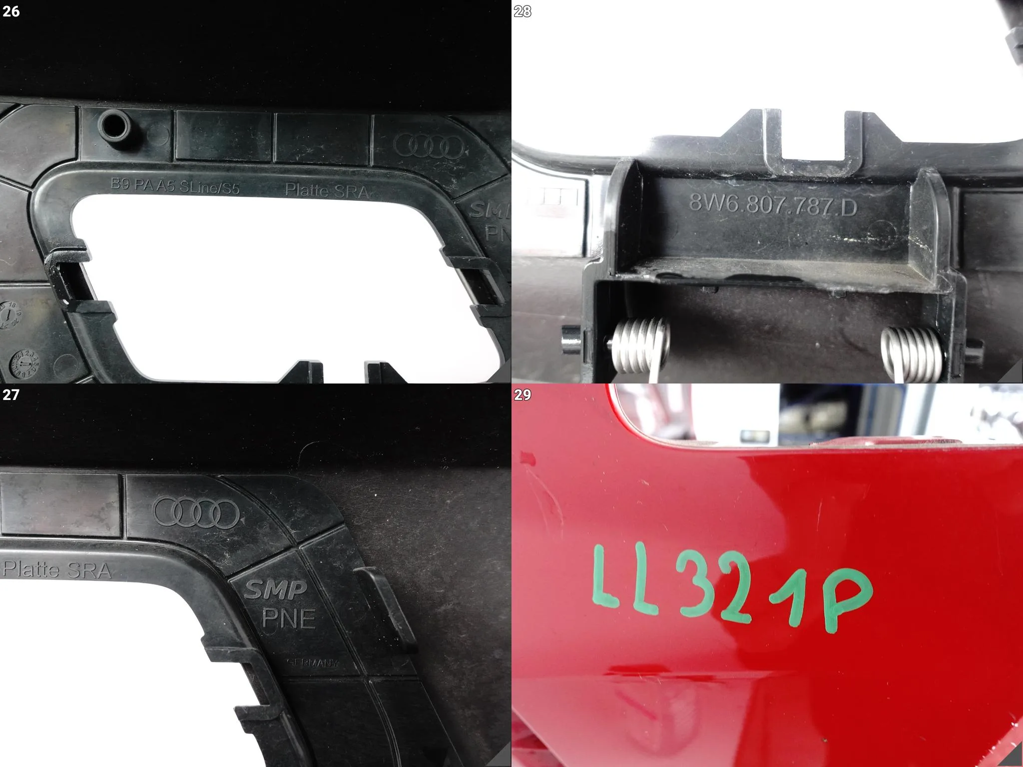 AUDI A5 S5 S-LINE F5 8W6 B9 LIFT 19-24 ZDERZAK BUMPER PRZÓD (4xPDC/SPRYSKI) AUDI A5 S5 S-LINE F5 8W6 B9 LIFT 19-24 ZDERZAK BUMPER PRZÓD (4xPDC/SPRYSKI) - obrazek 15