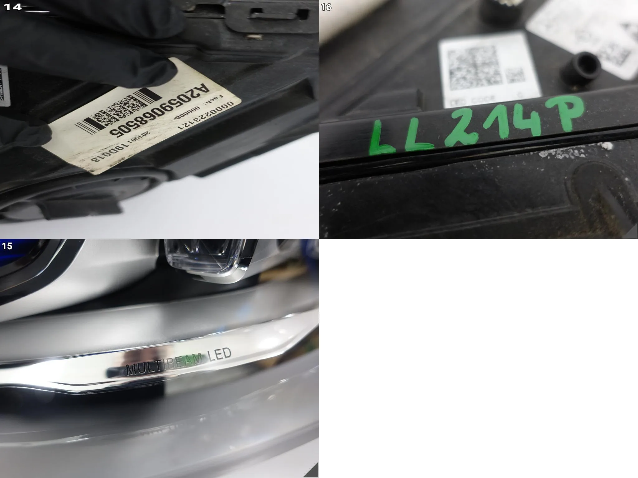 MERCEDES C-KLASA W205 S205 MOPF LIFT 18-21 LAMPA FULL LED MULTIBEAM LEWA MERCEDES C-KLASA W205 S205 MOPF LIFT 18-21 LAMPA FULL LED MULTIBEAM LEWA - obrazek 15