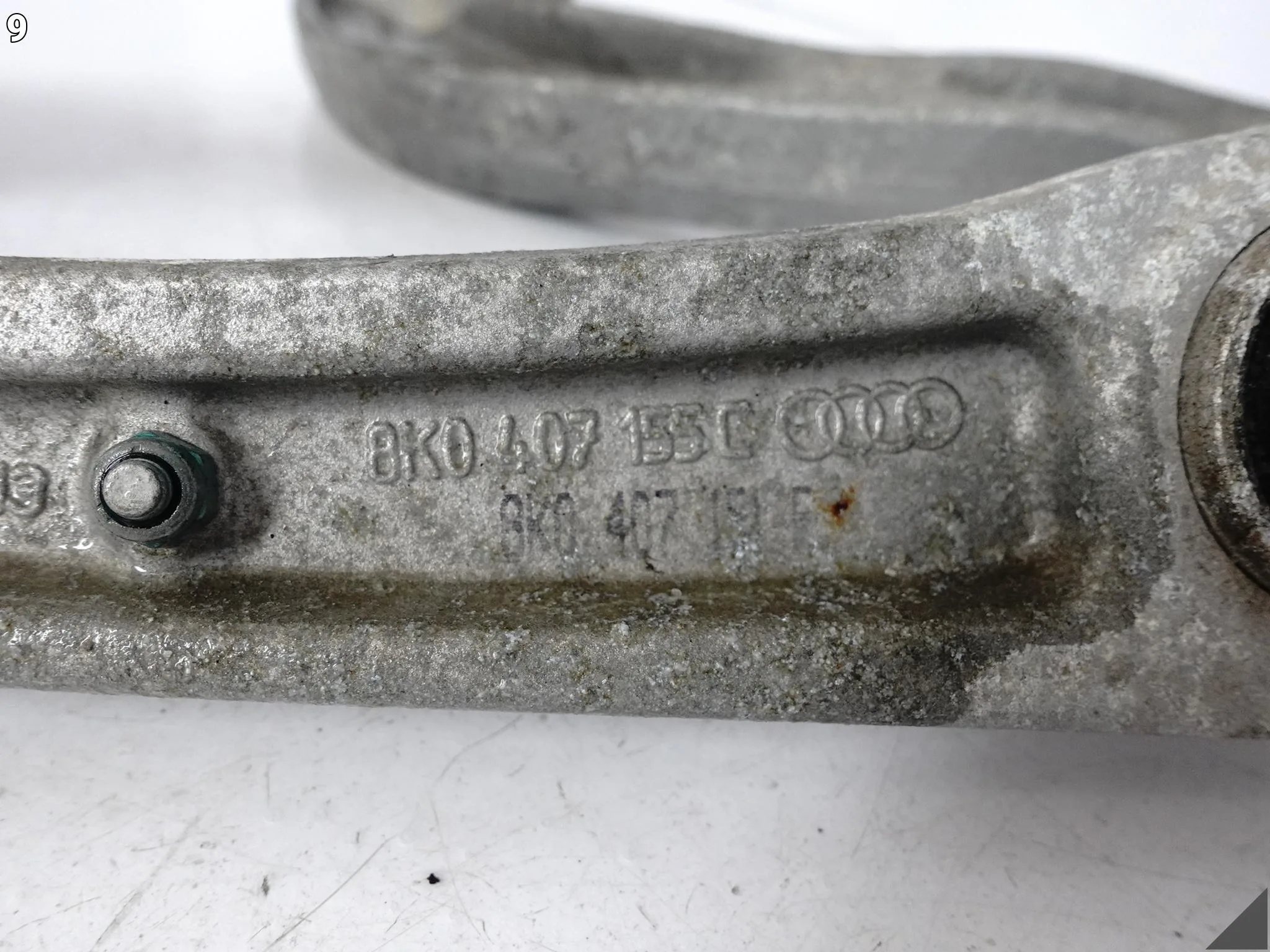 AUDI A5 8T0 B8 LIFT 11-16 ZWROTNICA WAHACZE PÓŁOŚ PIASTA LEWA PRZÓD 14KM AUDI A5 8T0 B8 LIFT 11-16 ZWROTNICA WAHACZE PÓŁOŚ PIASTA LEWA PRZÓD 14KM - obrazek 10