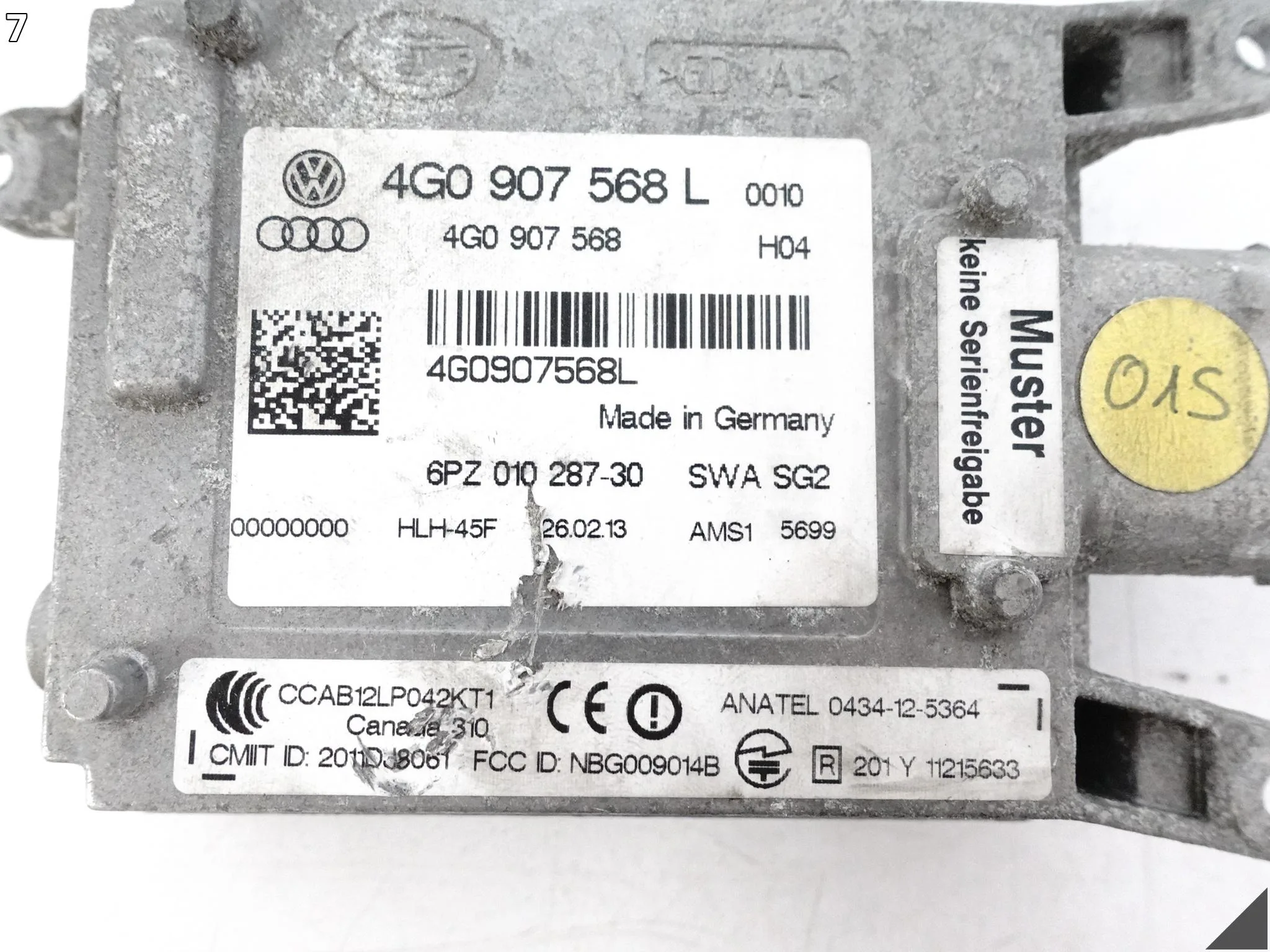 AUDI RS7 4G8 C7 13-18 RADAR CZUJNIK SENSOR MARTWEGO POLA ZDERZAK TYŁ PRAWY AUDI RS7 4G8 C7 13-18 RADAR CZUJNIK SENSOR MARTWEGO POLA ZDERZAK TYŁ PRAWY - obrazek 8