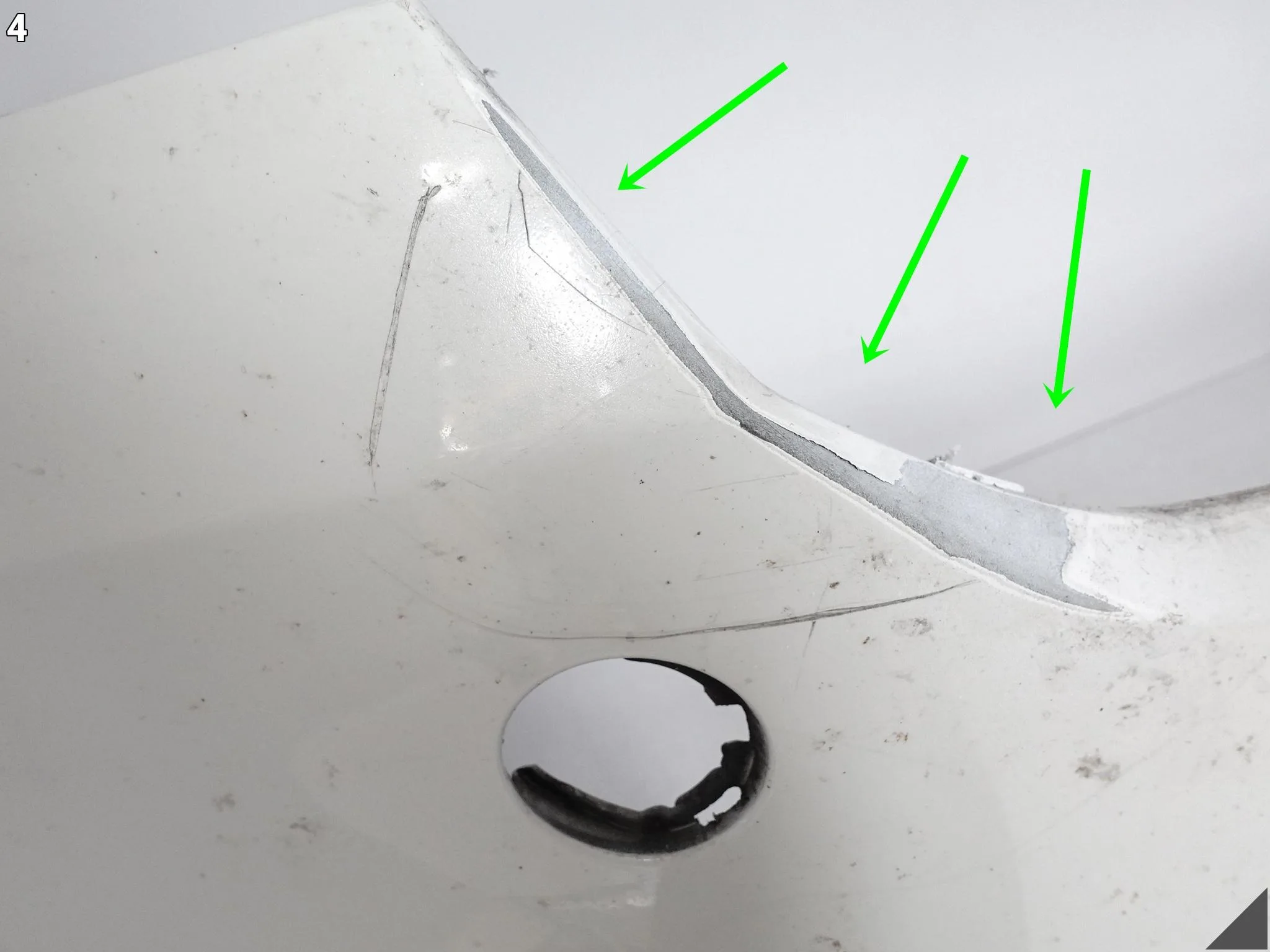 SKODA FABIA IV (4 GENERACJA) 21- ZDERZAK BUMPER PRZÓD (BEZ DZIUR) + WLOTY SKODA FABIA IV (4 GENERACJA) 21- ZDERZAK BUMPER PRZÓD (BEZ DZIUR) + WLOTY - obrazek 5