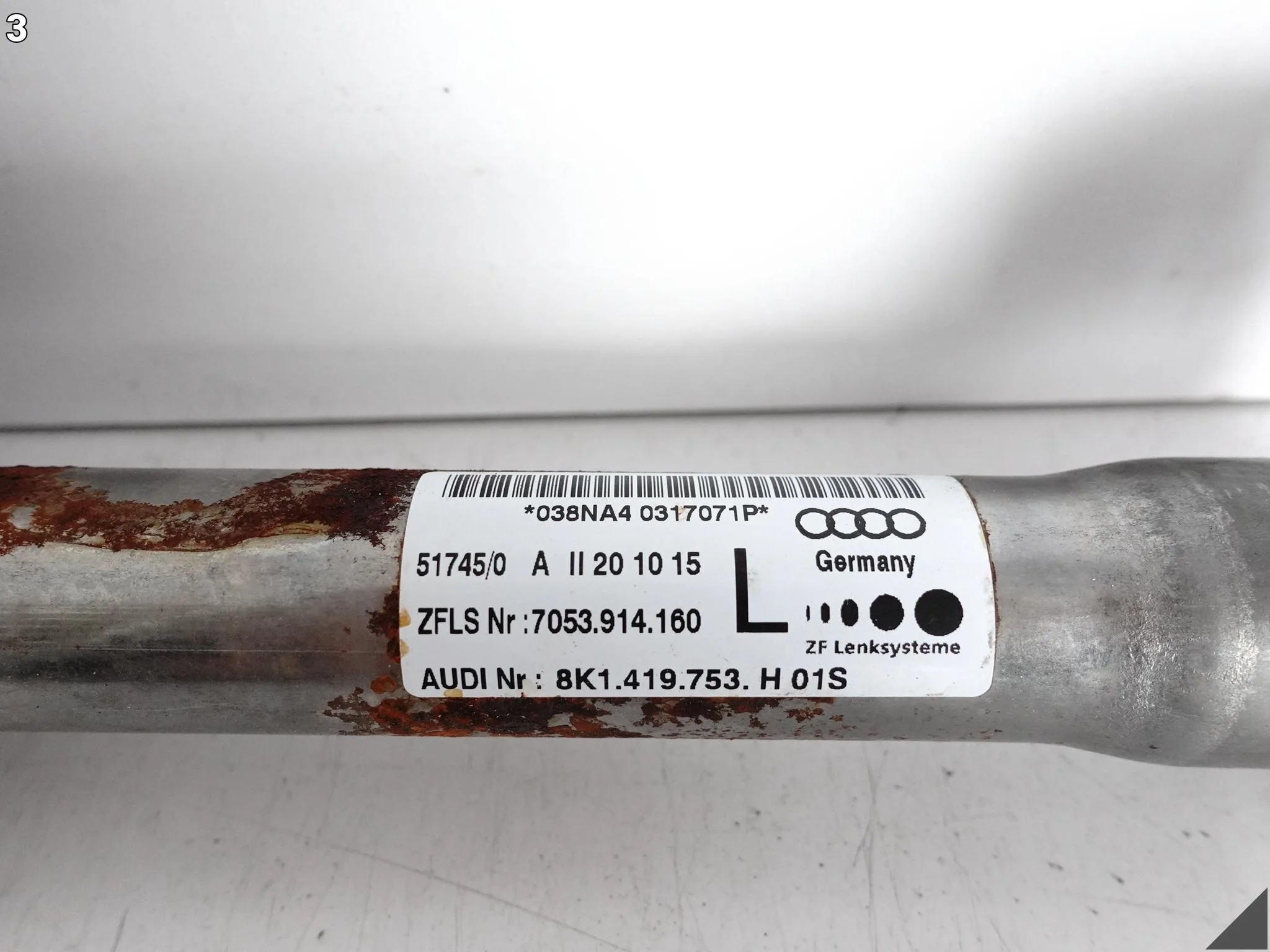 AUDI A5 S5 8T0 8T8 A4 S4 8K0 LIFT 11-16 KRZYŻAK DRĄŻEK KOLUMNY KIEROWNICZEJ AUDI A5 S5 8T0 8T8 A4 S4 8K0 LIFT 11-16 KRZYŻAK DRĄŻEK KOLUMNY KIEROWNICZEJ - obrazek 4