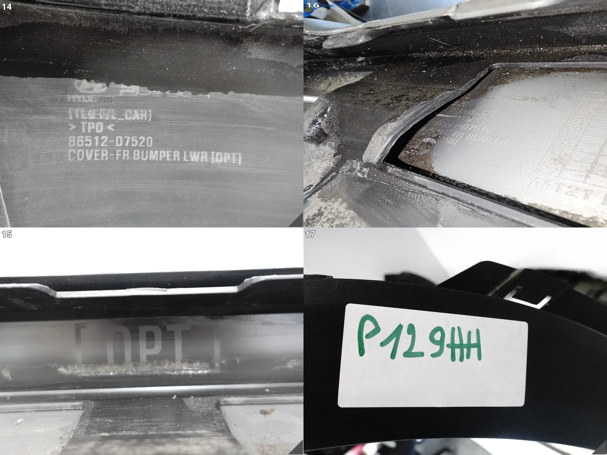 HYUNDAI TUCSON 3 III LIFT 18-20 DOKŁADKA SPOILER LISTWA W ZDERZAK PRZÓD HYUNDAI TUCSON 3 III LIFT 18-20 DOKŁADKA SPOILER LISTWA W ZDERZAK PRZÓD - obrazek 15
