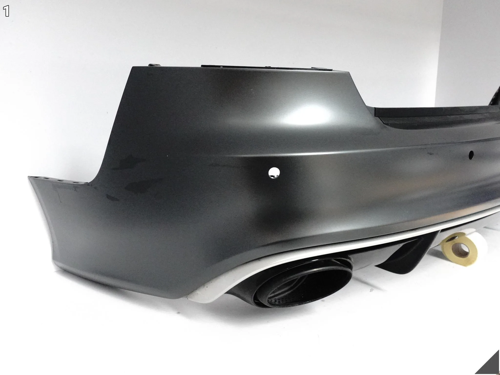 AUDI RS7 4G8 C7 SPORTBACK 13-15 ZDERZAK SPOILER KOŃCÓWKI WYDECHU TYŁ I6 AUDI RS7 4G8 C7 SPORTBACK 13-15 ZDERZAK SPOILER KOŃCÓWKI WYDECHU TYŁ I6 - obrazek 2