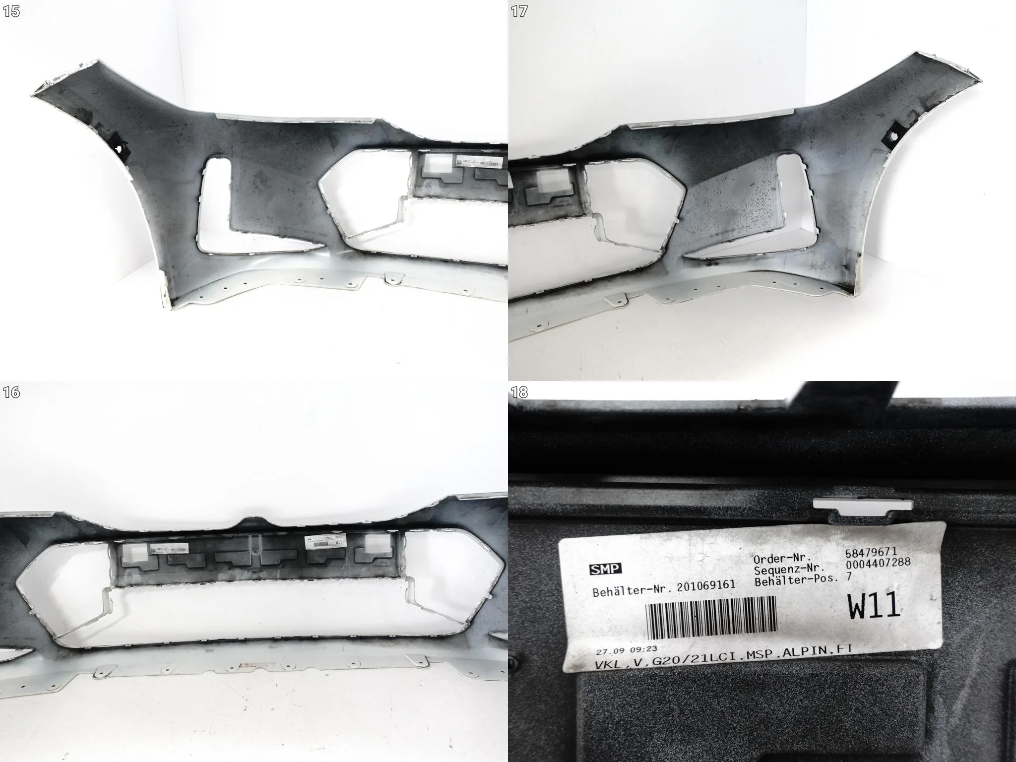 BMW 3 G20 G21 LCI LIFT M-PAKIET MSP 22- ZDERZAK BUMPER PRZÓD (PDC) BMW 3 G20 G21 LCI LIFT M-PAKIET MSP 22- ZDERZAK BUMPER PRZÓD (PDC) - obrazek 13