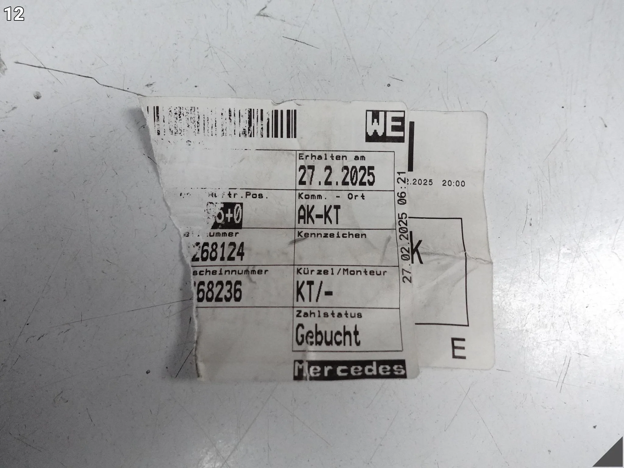 MERCEDES C-KLASA S205 KOMBI 14-18 ŚLIZG MOCOWANIE ZDERZAKA TYŁ LEWY MERCEDES C-KLASA S205 KOMBI 14-18 ŚLIZG MOCOWANIE ZDERZAKA TYŁ LEWY - obrazek 13