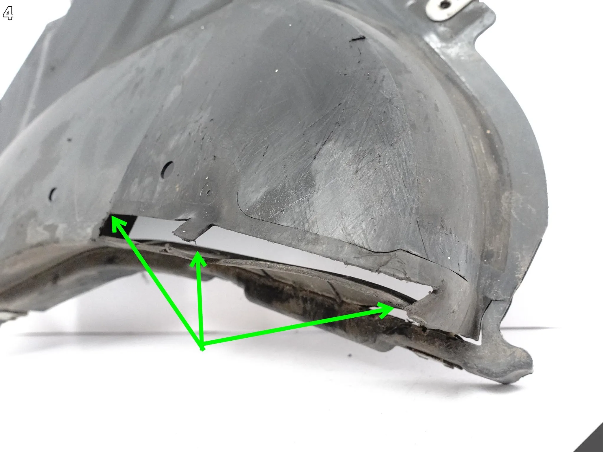 BMW 5 G30 G31 G38 17-23 LISTWA OSŁONA TRÓJKĄTNA TRÓJKĄT NADKOLA PRZÓD LEWY BMW 5 G30 G31 G38 17-23 LISTWA OSŁONA TRÓJKĄTNA TRÓJKĄT NADKOLA PRZÓD LEWY - obrazek 5