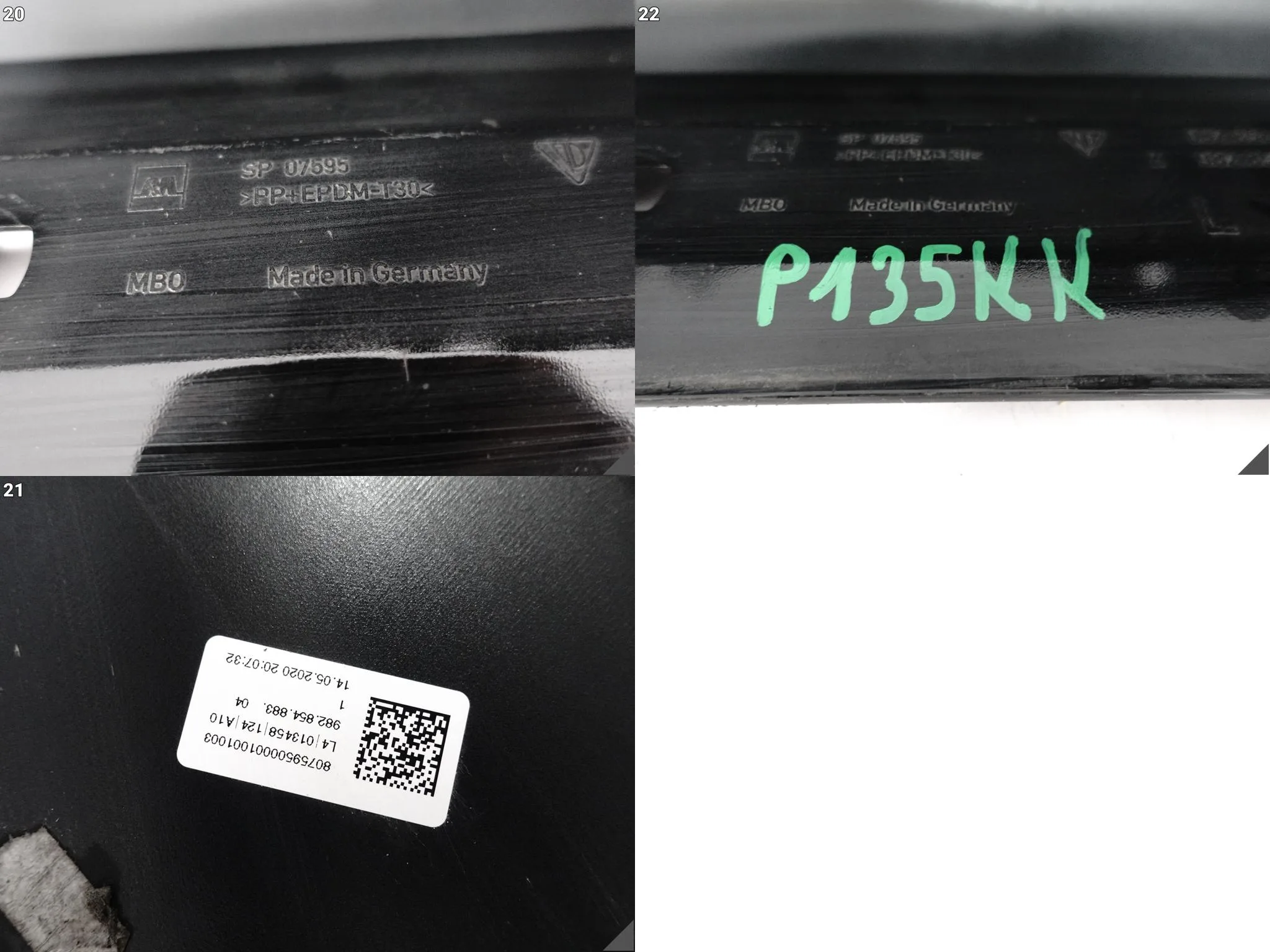 PORSCHE 718 CAYMAN 982C BOXSTER 982 16-25 PRÓG LISTWA PROGOWA DOKŁADKA LEWA PORSCHE 718 CAYMAN 982C BOXSTER 982 16-25 PRÓG LISTWA PROGOWA DOKŁADKA LEWA - obrazek 15