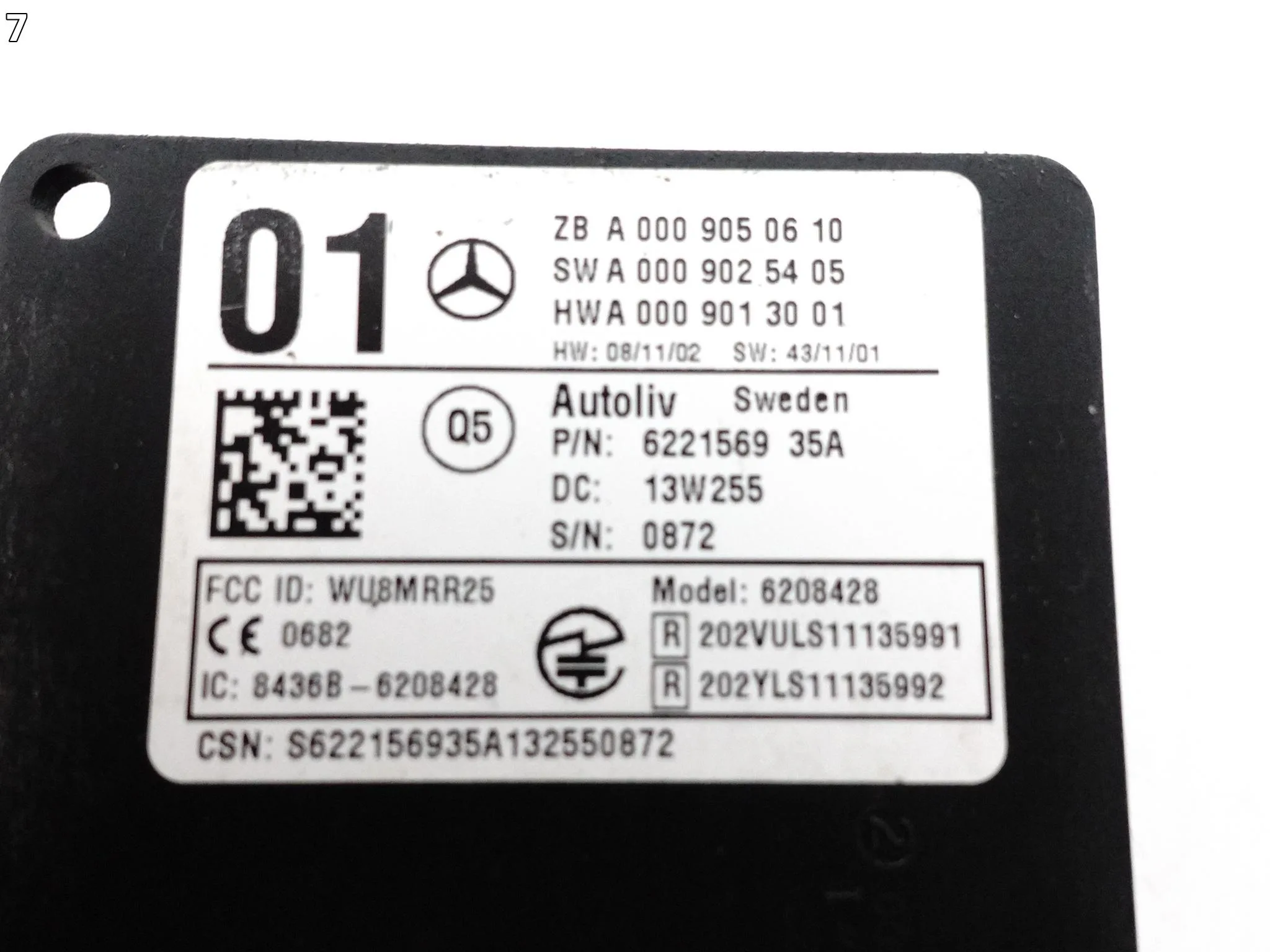 MERCEDES S-KLASA W222 CLS C218 X218 AMG GT C190 MODUŁ CZUJNIK MARTWEGO POLA MERCEDES S-KLASA W222 CLS C218 X218 AMG GT C190 MODUŁ CZUJNIK MARTWEGO POLA - obrazek 8