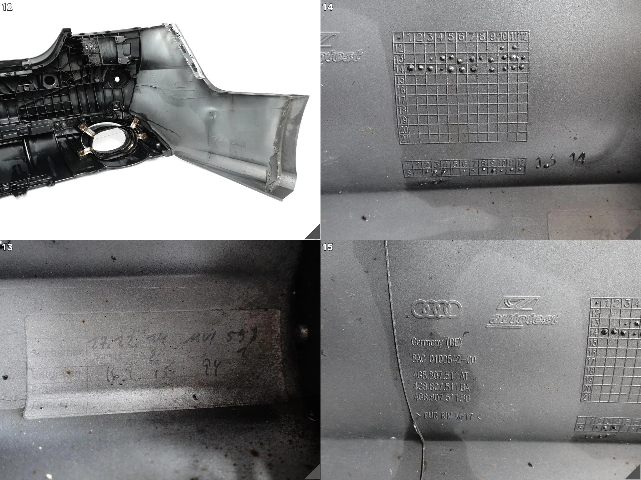 AUDI RS7 4G8 C7 SPORTBACK 13-15 ZDERZAK SPOILER KOŃCÓWKI WYDECHU TYŁ I6 AUDI RS7 4G8 C7 SPORTBACK 13-15 ZDERZAK SPOILER KOŃCÓWKI WYDECHU TYŁ I6 - obrazek 10