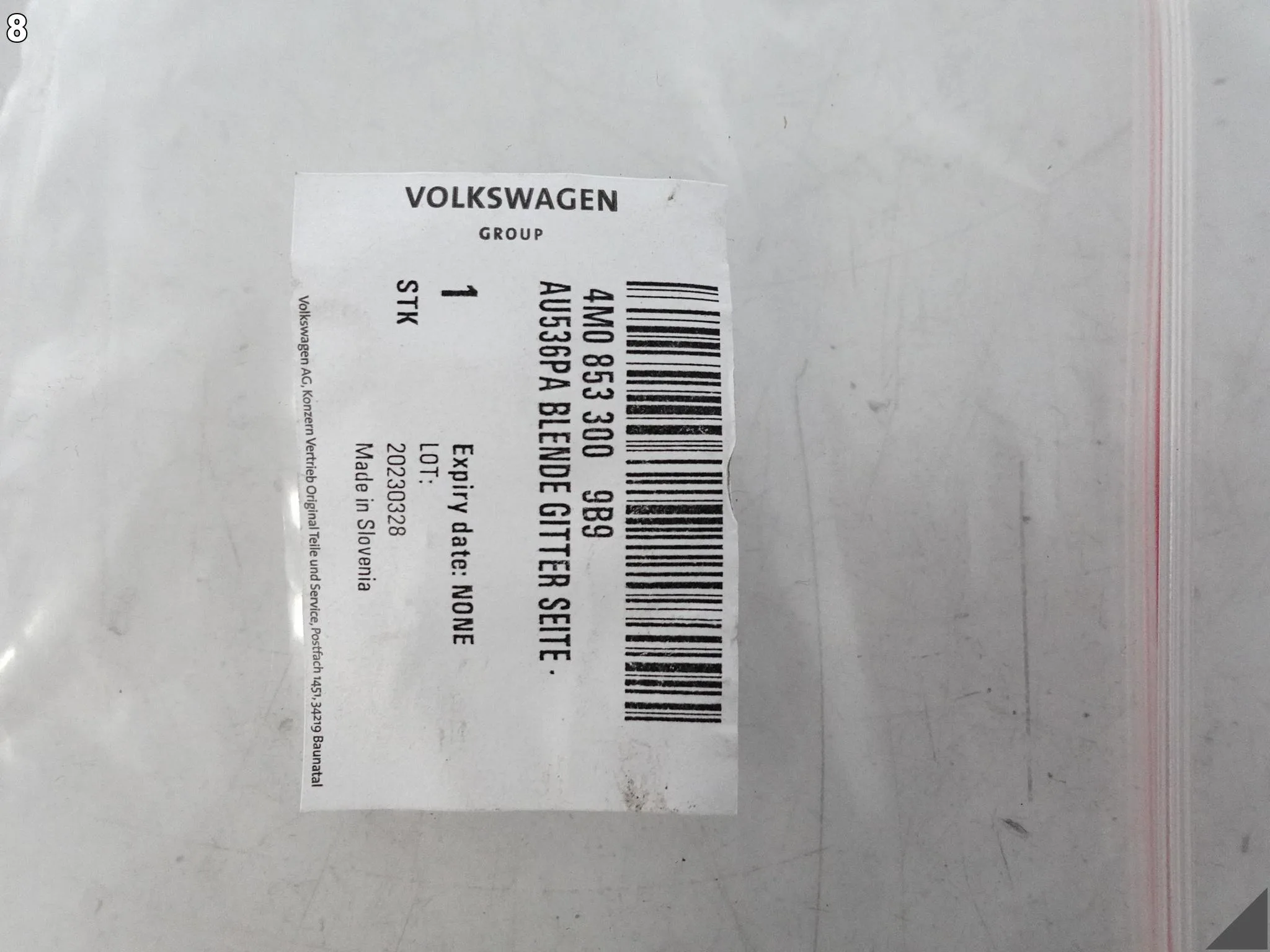 AUDI Q7 II 4M0 15-20 LISTWA KRATKA ZDERZAKA PRZÓD PRAWY 4M0853300 AUDI Q7 II 4M0 15-20 LISTWA KRATKA ZDERZAKA PRZÓD PRAWY 4M0853300 - obrazek 9