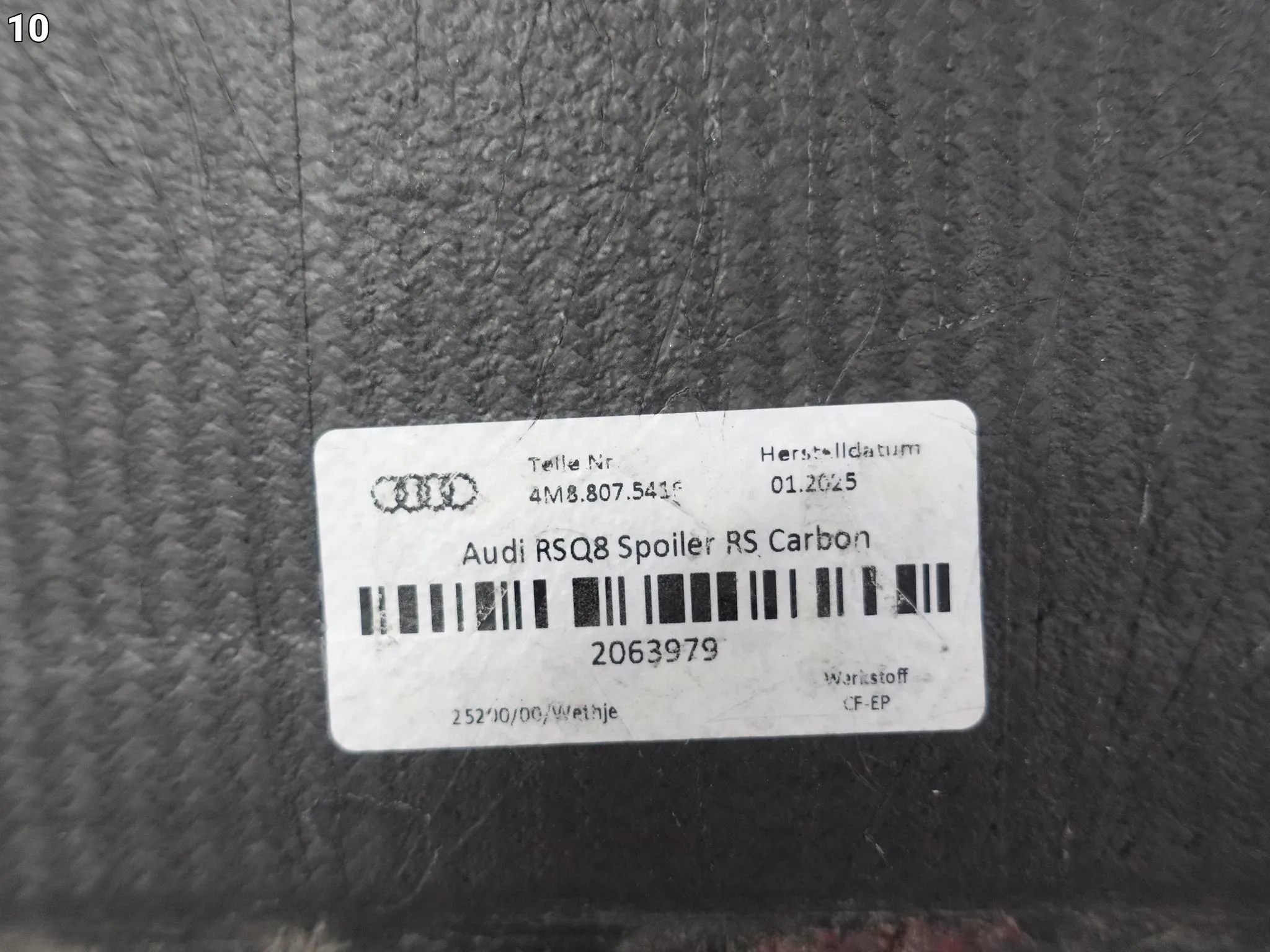 AUDI RSQ8 RS Q8 PERFORMANCE 4M8 LIFT SPOILER CARBON MATT W ZDERZAK PRZÓD AUDI RSQ8 RS Q8 PERFORMANCE 4M8 LIFT SPOILER CARBON MATT W ZDERZAK PRZÓD - obrazek 11