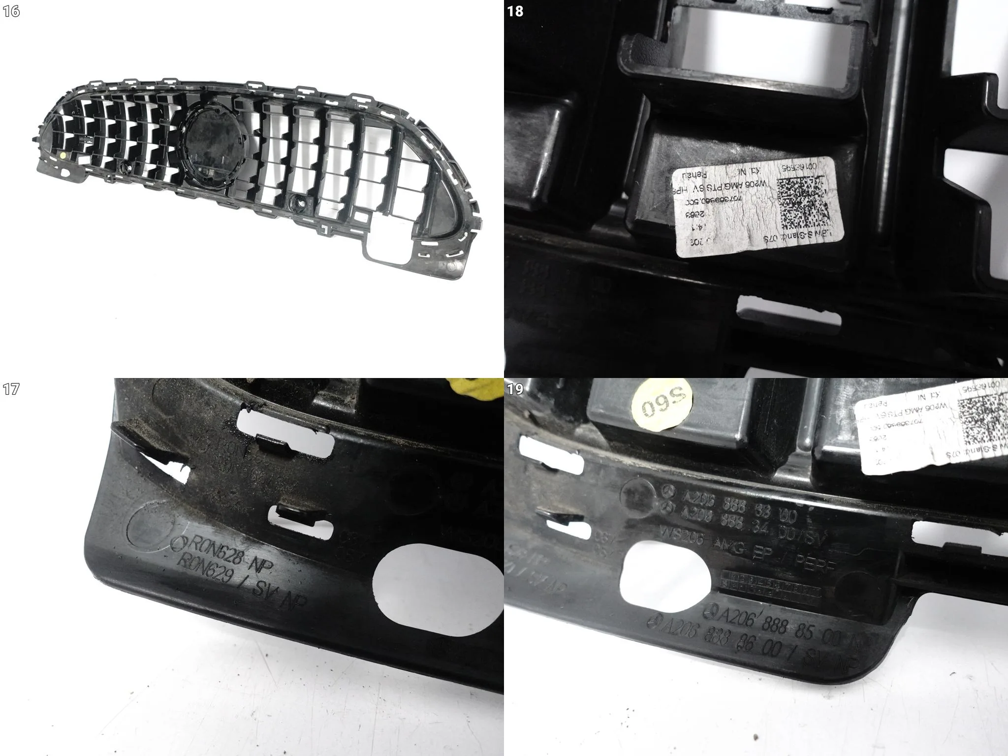 MERCEDES C-KLASA W206 S206 43 63 AMG 21- GRILL ATRAPA DISTRONIC ZAŚLEPKA MERCEDES C-KLASA W206 S206 43 63 AMG 21- GRILL ATRAPA DISTRONIC ZAŚLEPKA - obrazek 14