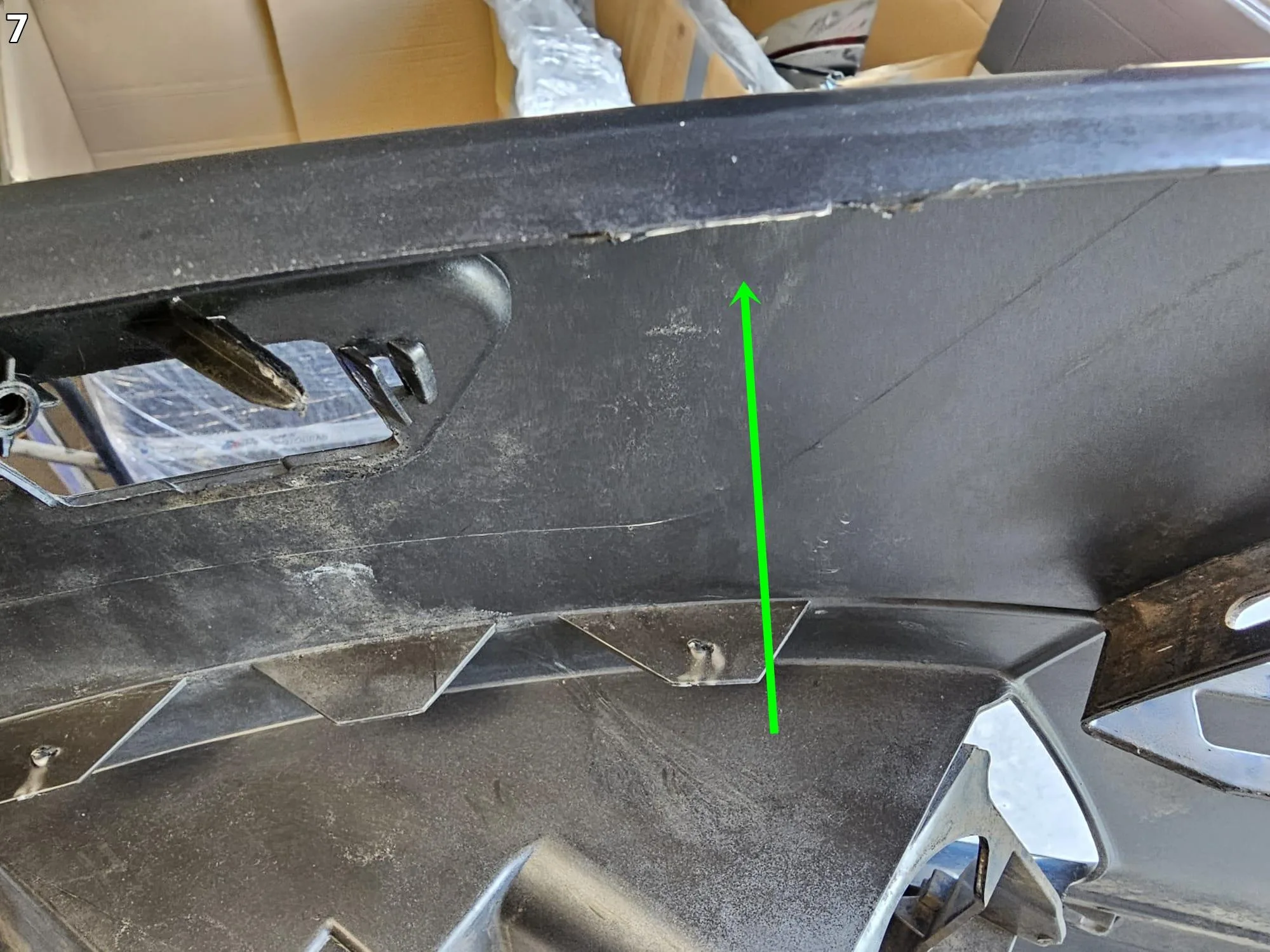 CITROEN C5 X7 II (2 GENERACJA) LIFT 08-16 ZDERZAK BUMPER PRZÓD (SPRYSKI) CITROEN C5 X7 II (2 GENERACJA) LIFT 08-16 ZDERZAK BUMPER PRZÓD (SPRYSKI) - obrazek 8