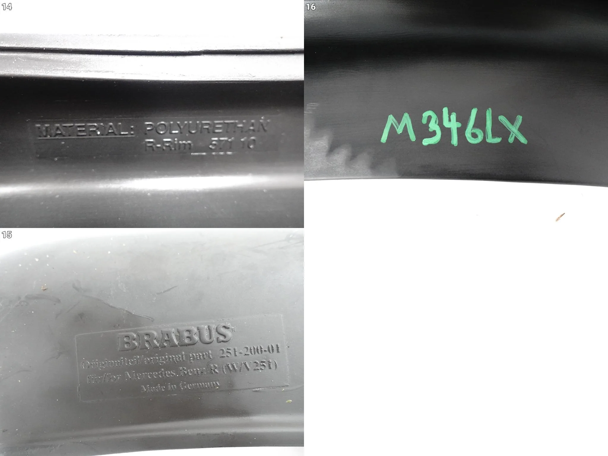 BRABUS MERCEDES R-KLASA W251 V251 05-10 SPOILER W ZDERZAK PRZÓD NOWY ORG BRABUS MERCEDES R-KLASA W251 V251 05-10 SPOILER W ZDERZAK PRZÓD NOWY ORG - obrazek 15