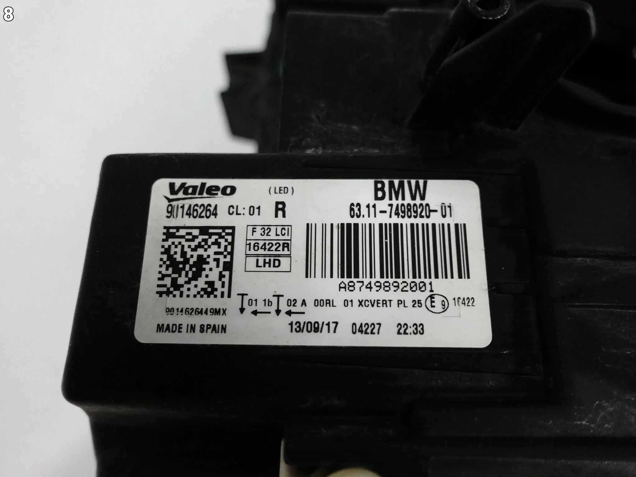 BMW M3 F80 M4 F82 F83 4 F32 F33 F36 LCI LIFT LAMPA ADAPTIVE FULL LED PRAWA BMW M3 F80 M4 F82 F83 4 F32 F33 F36 LCI LIFT LAMPA ADAPTIVE FULL LED PRAWA - obrazek 10