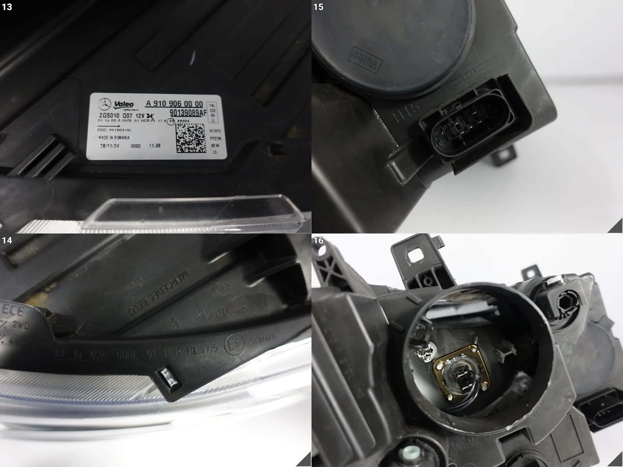 MERCEDES SPRINTER III 3 W910 W907 18-25 LAMPA ZWYKŁA HALOGEN LEWA PRZÓD EU MERCEDES SPRINTER III 3 W910 W907 18-25 LAMPA ZWYKŁA HALOGEN LEWA PRZÓD EU - obrazek 14