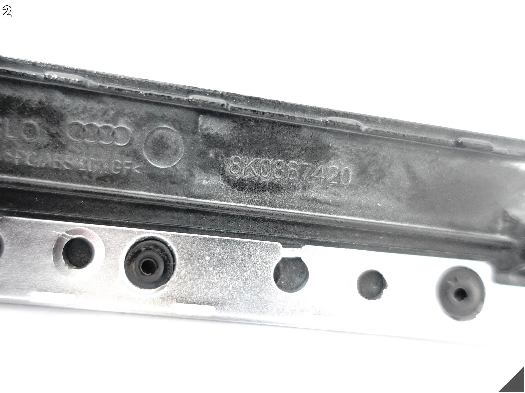 AUDI A5 S5 8T0 A4 S4 8K0 B8 LIFT 07-16 LISTWA DEKOR DRZWI PRAWA TYŁ 1LQ AUDI A5 S5 8T0 A4 S4 8K0 B8 LIFT 07-16 LISTWA DEKOR DRZWI PRAWA TYŁ 1LQ - obrazek 3