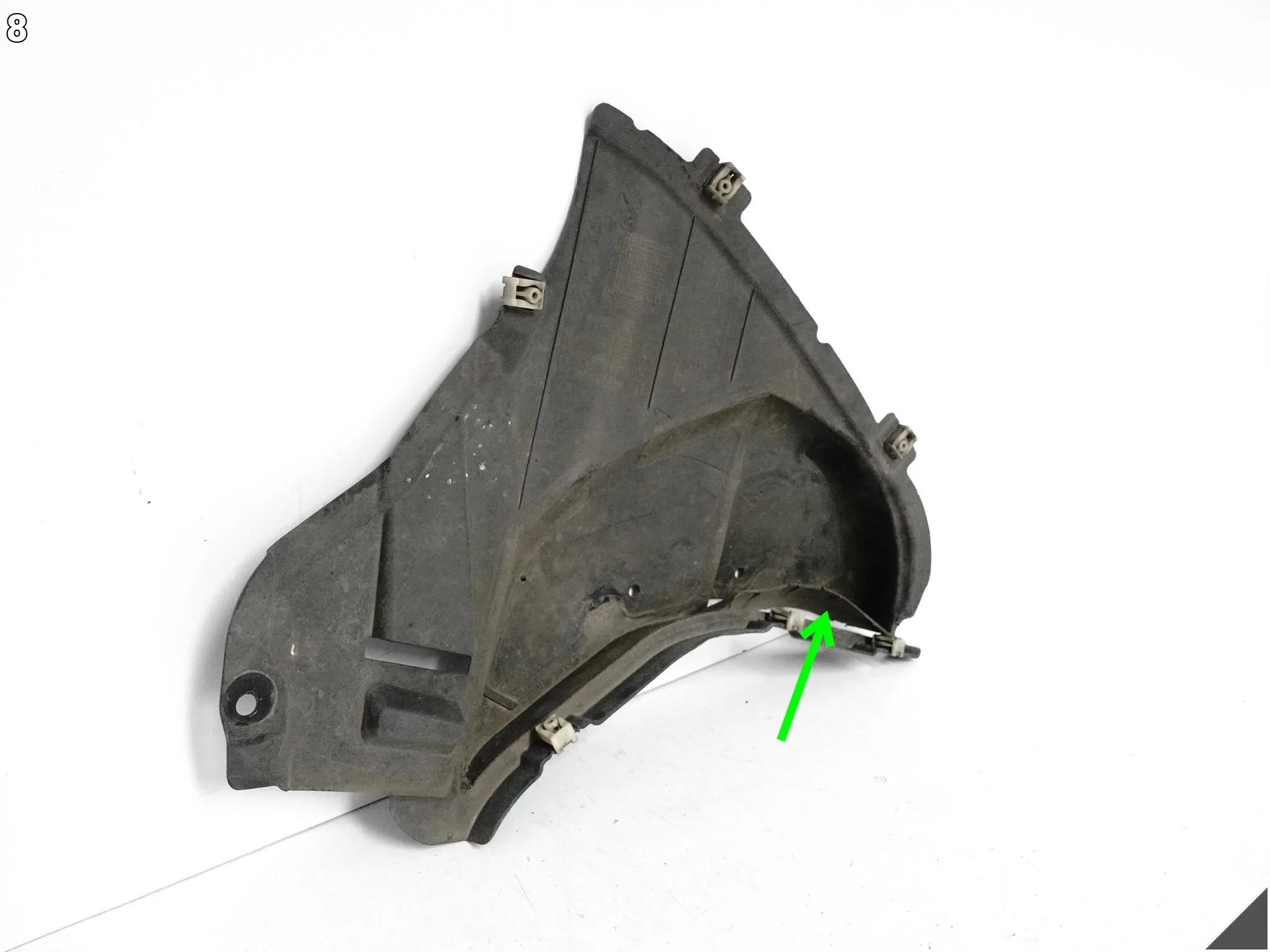 BMW 5 G30 G31 G38 17-23 LISTWA OSŁONA TRÓJKĄTNA TRÓJKĄT NADKOLA PRZÓD PRAWY BMW 5 G30 G31 G38 17-23 LISTWA OSŁONA TRÓJKĄTNA TRÓJKĄT NADKOLA PRZÓD PRAWY - obrazek 9