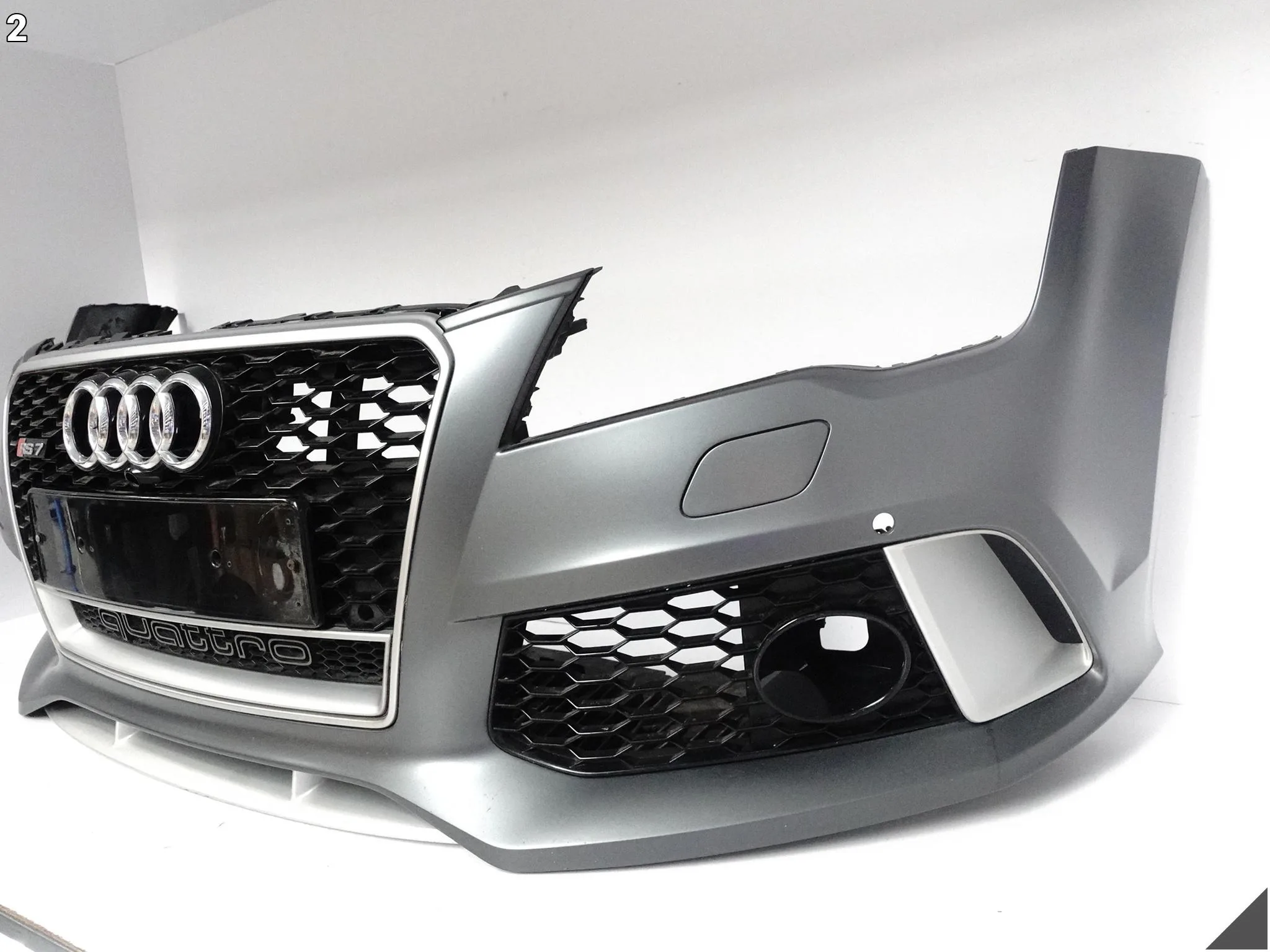 AUDI RS7 4G8 C7 SPORTBACK 13-15 ZDERZAK ATRAPA GRILL SPOILER KOMPLETNY I6 AUDI RS7 4G8 C7 SPORTBACK 13-15 ZDERZAK ATRAPA GRILL SPOILER KOMPLETNY I6 - obrazek 3