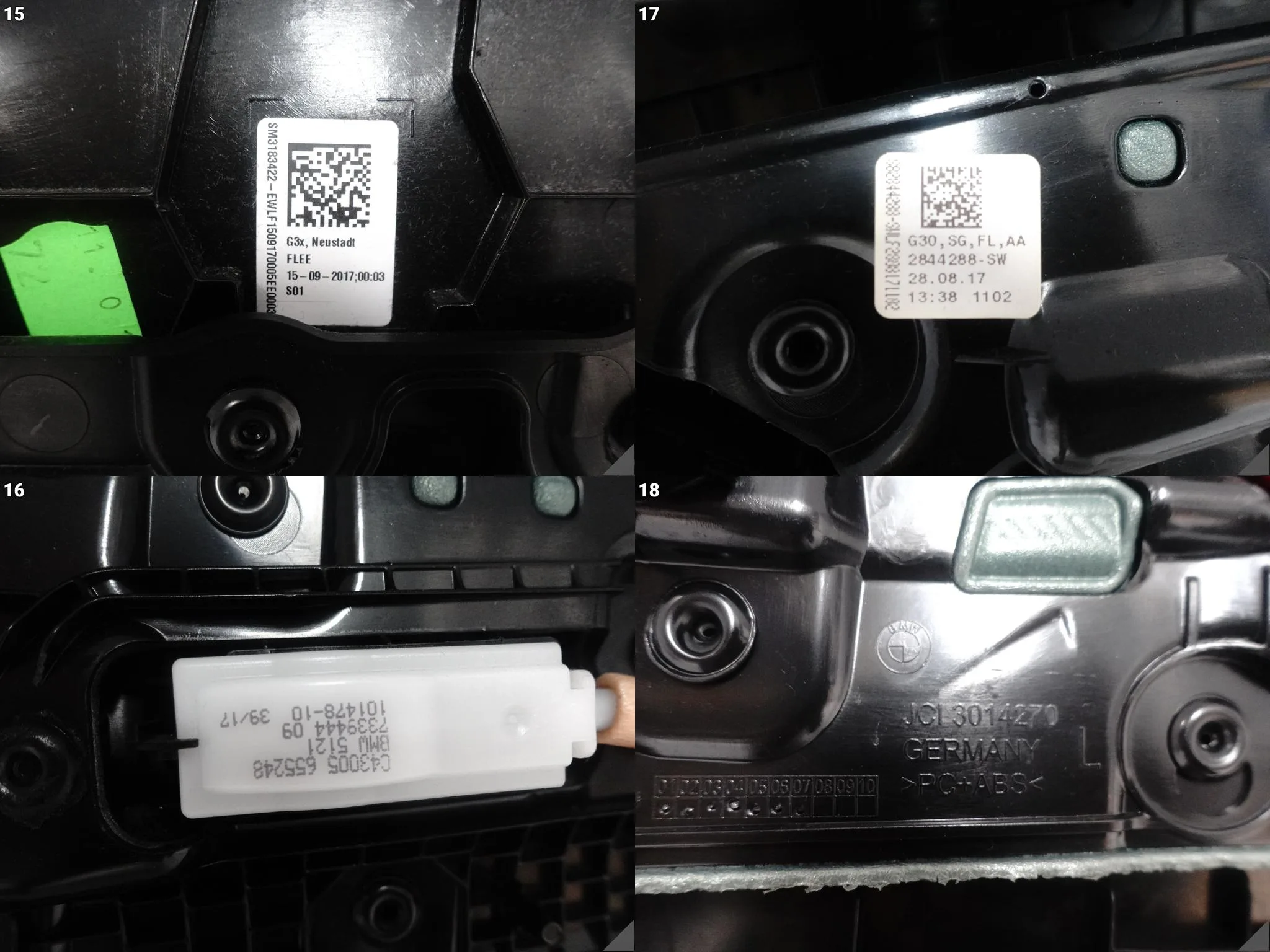 BMW 5 G30 G31 M5 F90 17-24 TAPICERKA BOCZEK DRZWI SKÓRA LISTWA LEWA PRZÓD BMW 5 G30 G31 M5 F90 17-24 TAPICERKA BOCZEK DRZWI SKÓRA LISTWA LEWA PRZÓD - obrazek 13