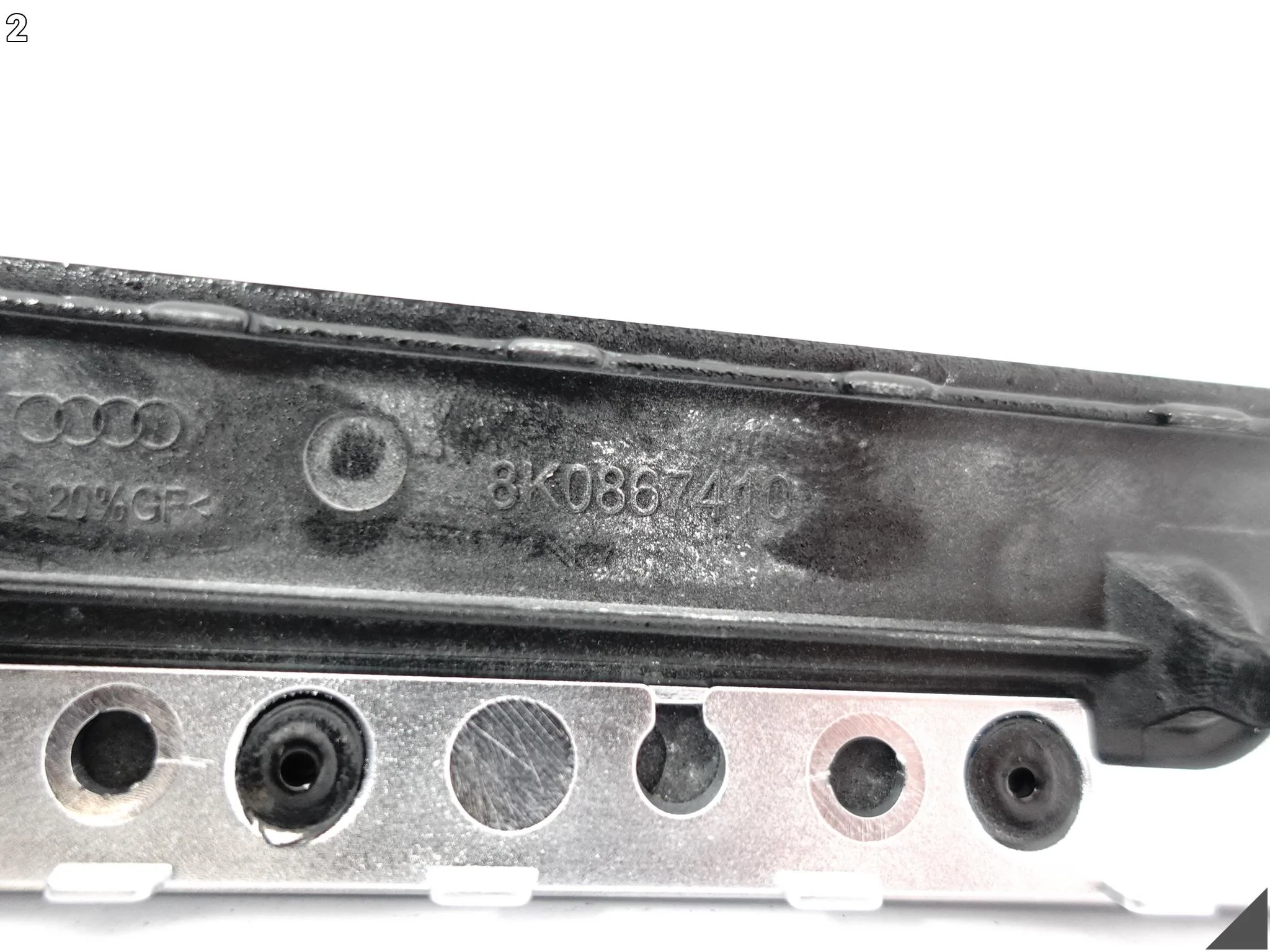 AUDI A5 S5 8T0 A4 S4 8K0 B8 LIFT 07-16 LISTWA DEKOR DRZWI PRAWA PRZÓD 1LQ AUDI A5 S5 8T0 A4 S4 8K0 B8 LIFT 07-16 LISTWA DEKOR DRZWI PRAWA PRZÓD 1LQ - obrazek 3