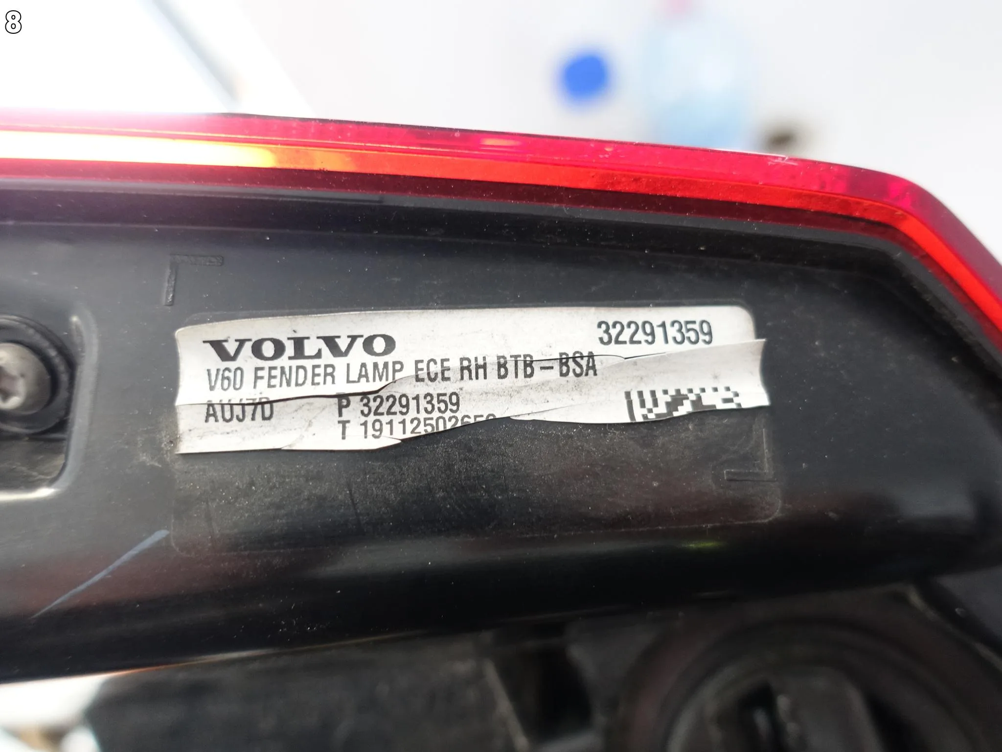 VOLVO V60 II 2 18- LAMPA LED PRAWA TYŁ W BŁOTNIK EUROPA VOLVO V60 II 2 18- LAMPA LED PRAWA TYŁ W BŁOTNIK EUROPA - obrazek 9