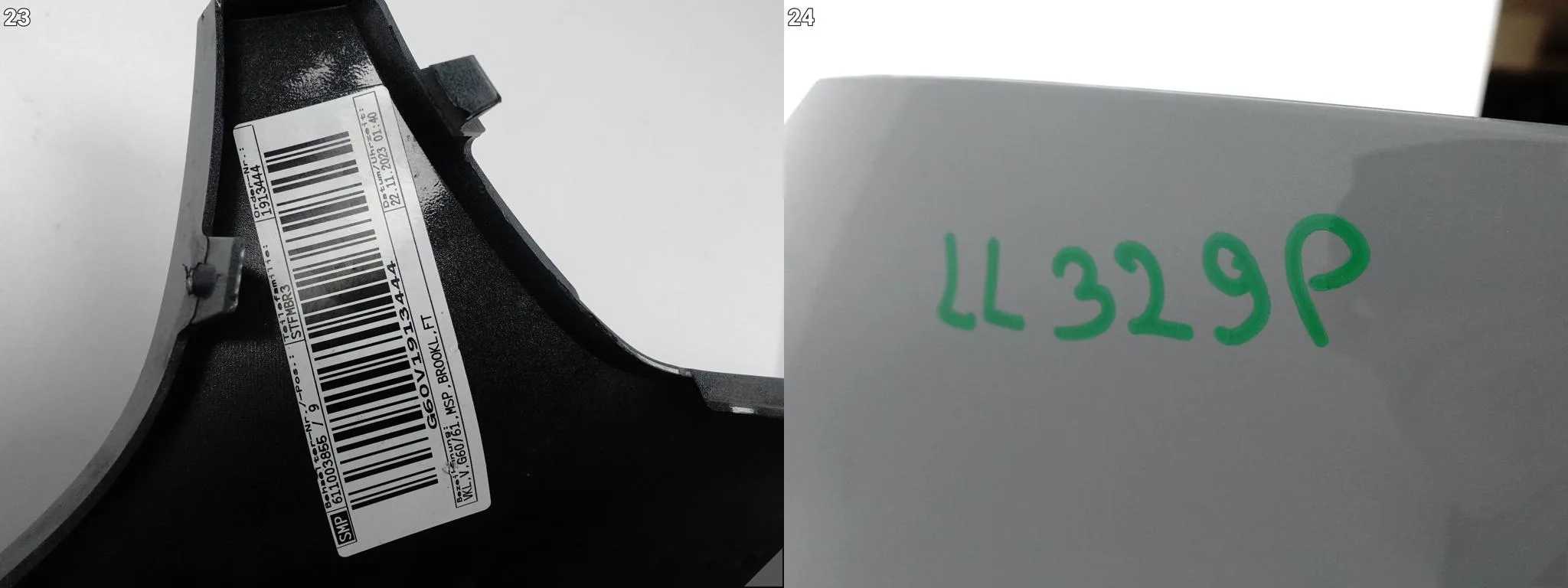 BMW 5 G60 G61 M-PAKIET MSP 23- ZDERZAK BUMPER + KRATKA + LISTWA PRZÓD (PDC) BMW 5 G60 G61 M-PAKIET MSP 23- ZDERZAK BUMPER + KRATKA + LISTWA PRZÓD (PDC) - obrazek 15