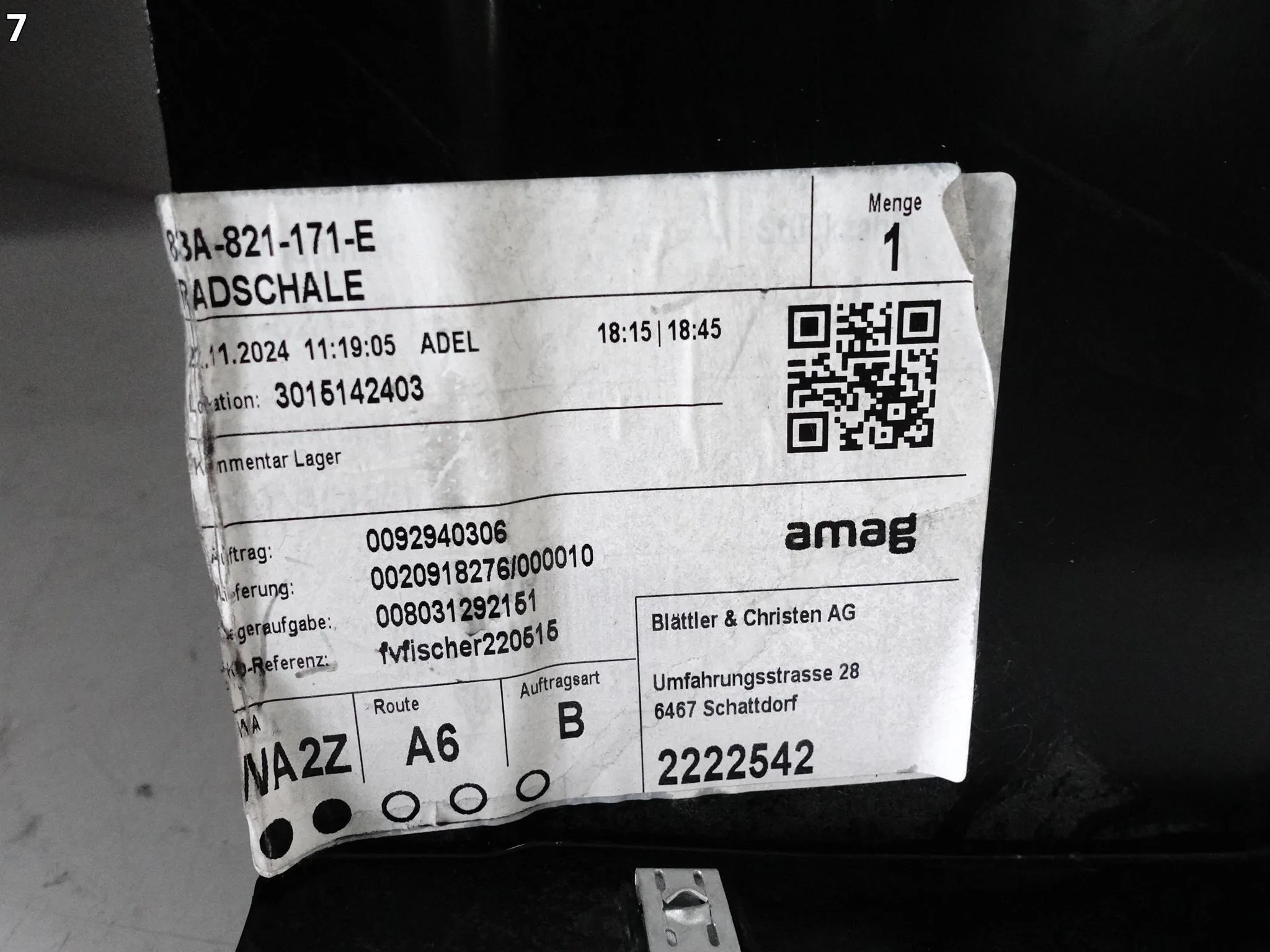 AUDI Q3 II 2 F3 83A 18- NADKOLE POSZYCIE WNĘKI KOŁA PRZÓD LEWE NOWE ORG AUDI Q3 II 2 F3 83A 18- NADKOLE POSZYCIE WNĘKI KOŁA PRZÓD LEWE NOWE ORG - obrazek 8