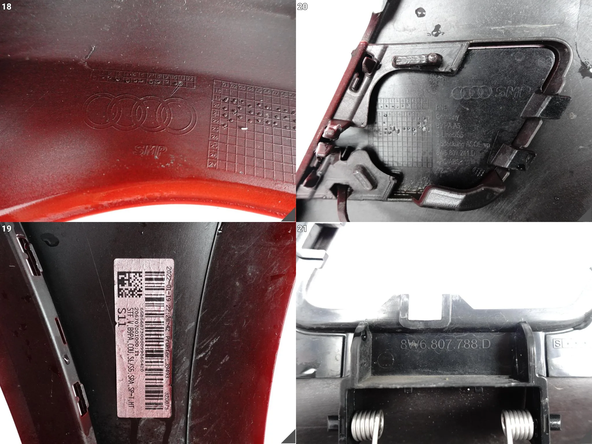 AUDI A5 S5 S-LINE F5 8W6 B9 LIFT 19-24 ZDERZAK BUMPER PRZÓD (4xPDC/SPRYSKI) AUDI A5 S5 S-LINE F5 8W6 B9 LIFT 19-24 ZDERZAK BUMPER PRZÓD (4xPDC/SPRYSKI) - obrazek 13