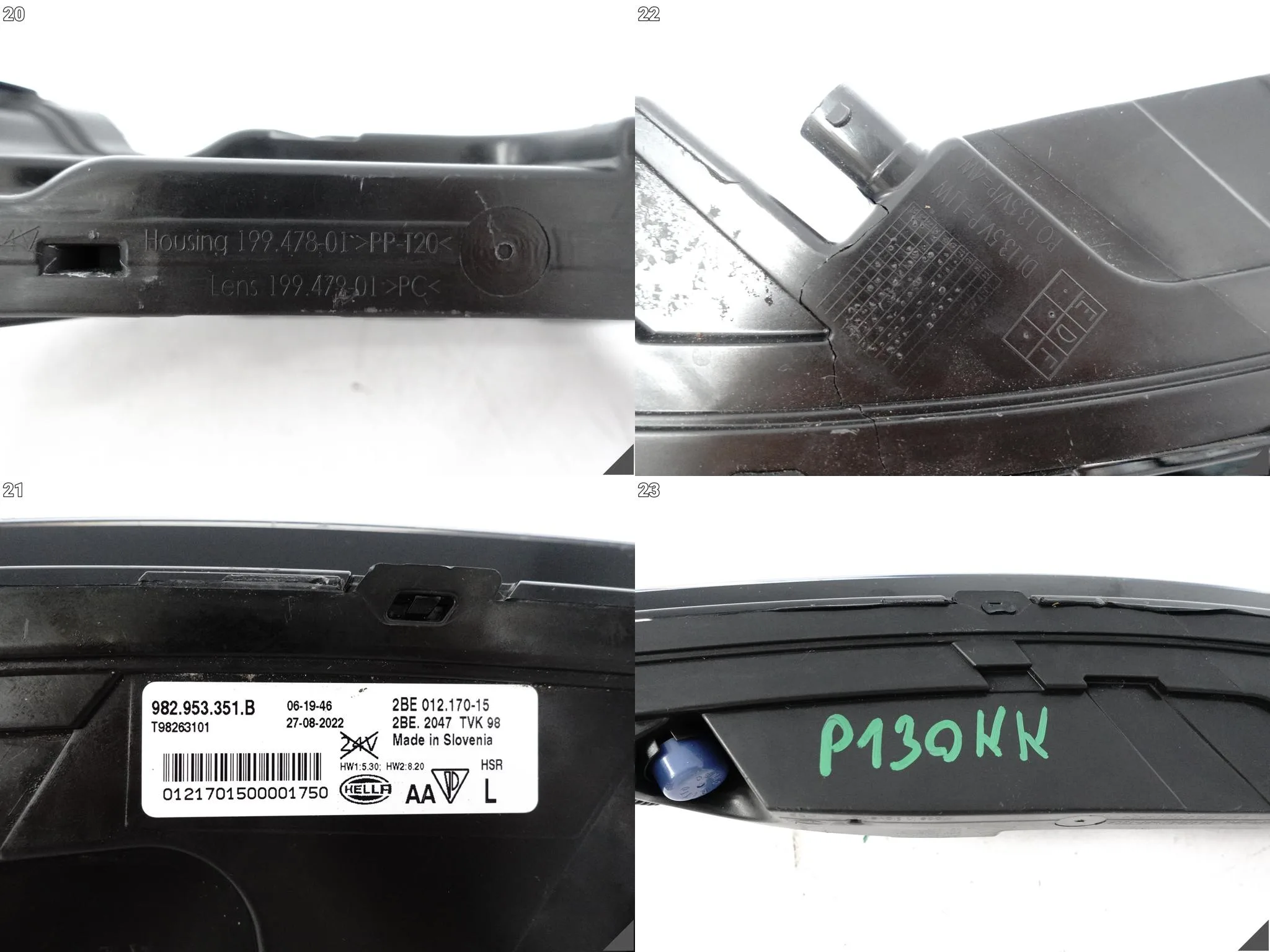 PORSCHE 911 992 718 CAYMAN 982C BOXSTER 982 HALOGEN LED DRL LEWY PRZÓD EU PORSCHE 911 992 718 CAYMAN 982C BOXSTER 982 HALOGEN LED DRL LEWY PRZÓD EU - obrazek 15