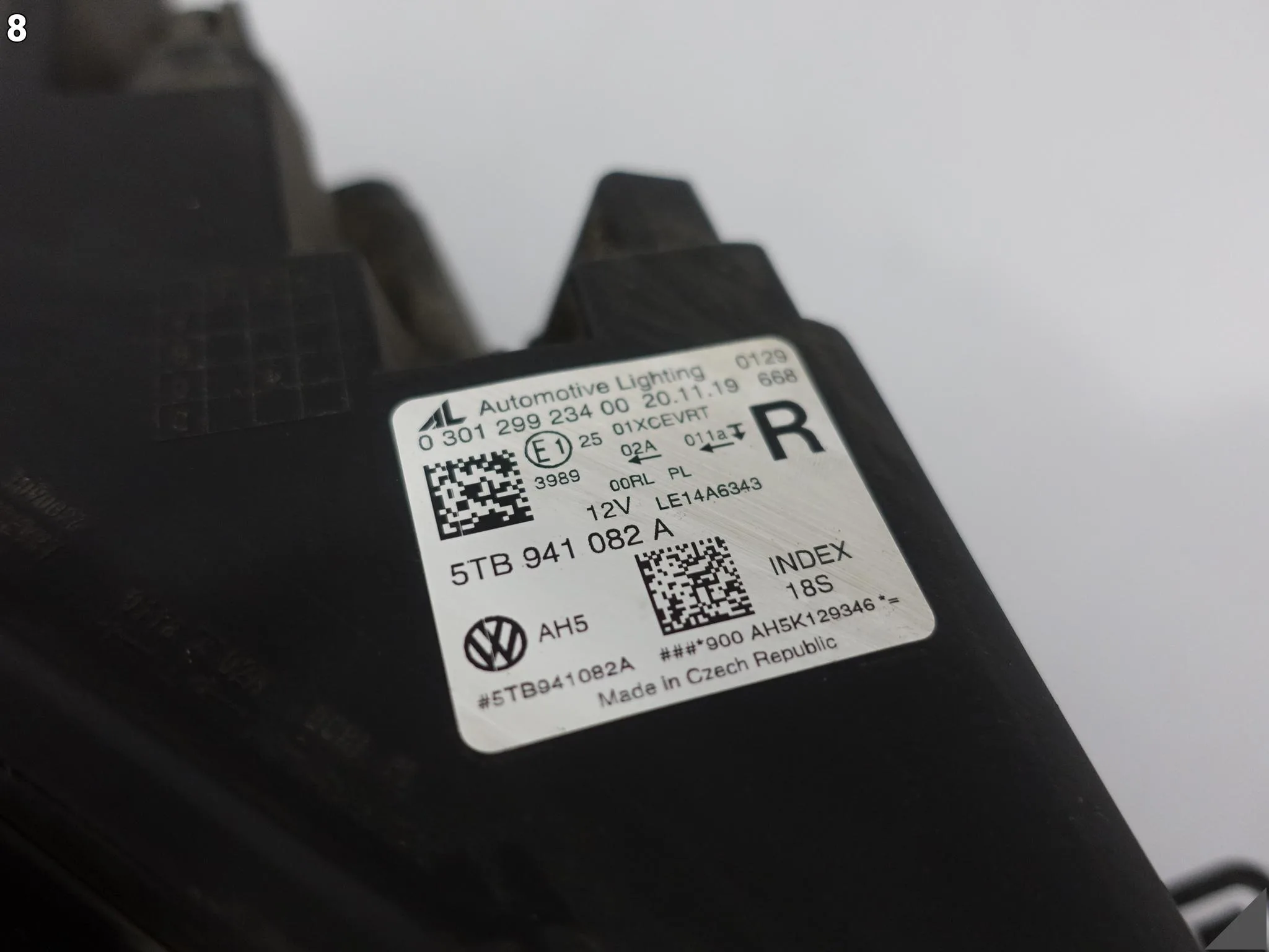 VW TOURAN 5TB 2 (II GENERACJA) 15- LAMPA FULL LED PRAWA PRZÓD EUROPA *082A* VW TOURAN 5TB 2 (II GENERACJA) 15- LAMPA FULL LED PRAWA PRZÓD EUROPA *082A* - obrazek 9