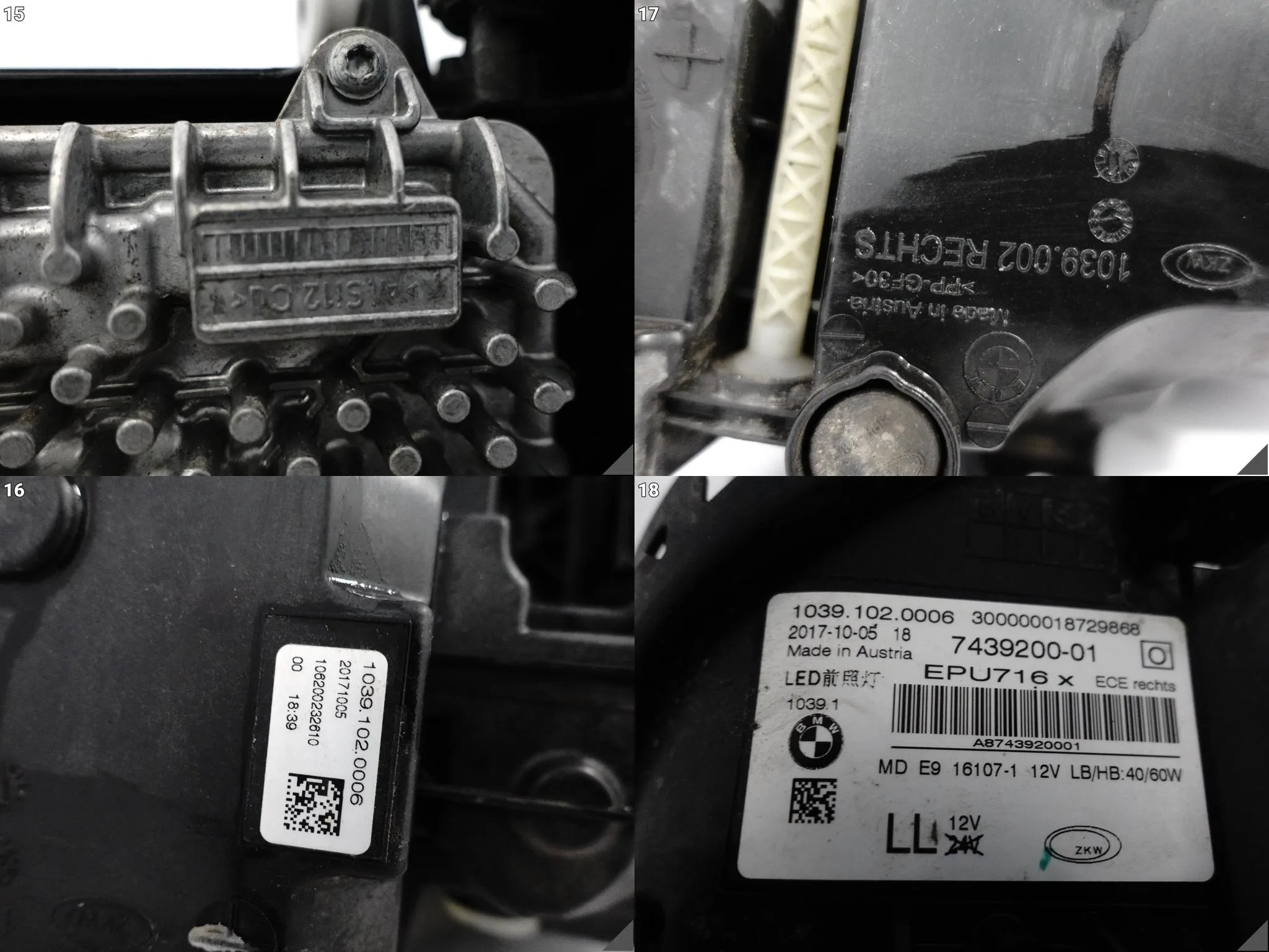 BMW 5 G30 G31 M5 F90 17-20 LAMPA FULL LED PRAWA PRZÓD EU + MODUŁY BMW 5 G30 G31 M5 F90 17-20 LAMPA FULL LED PRAWA PRZÓD EU + MODUŁY - obrazek 13