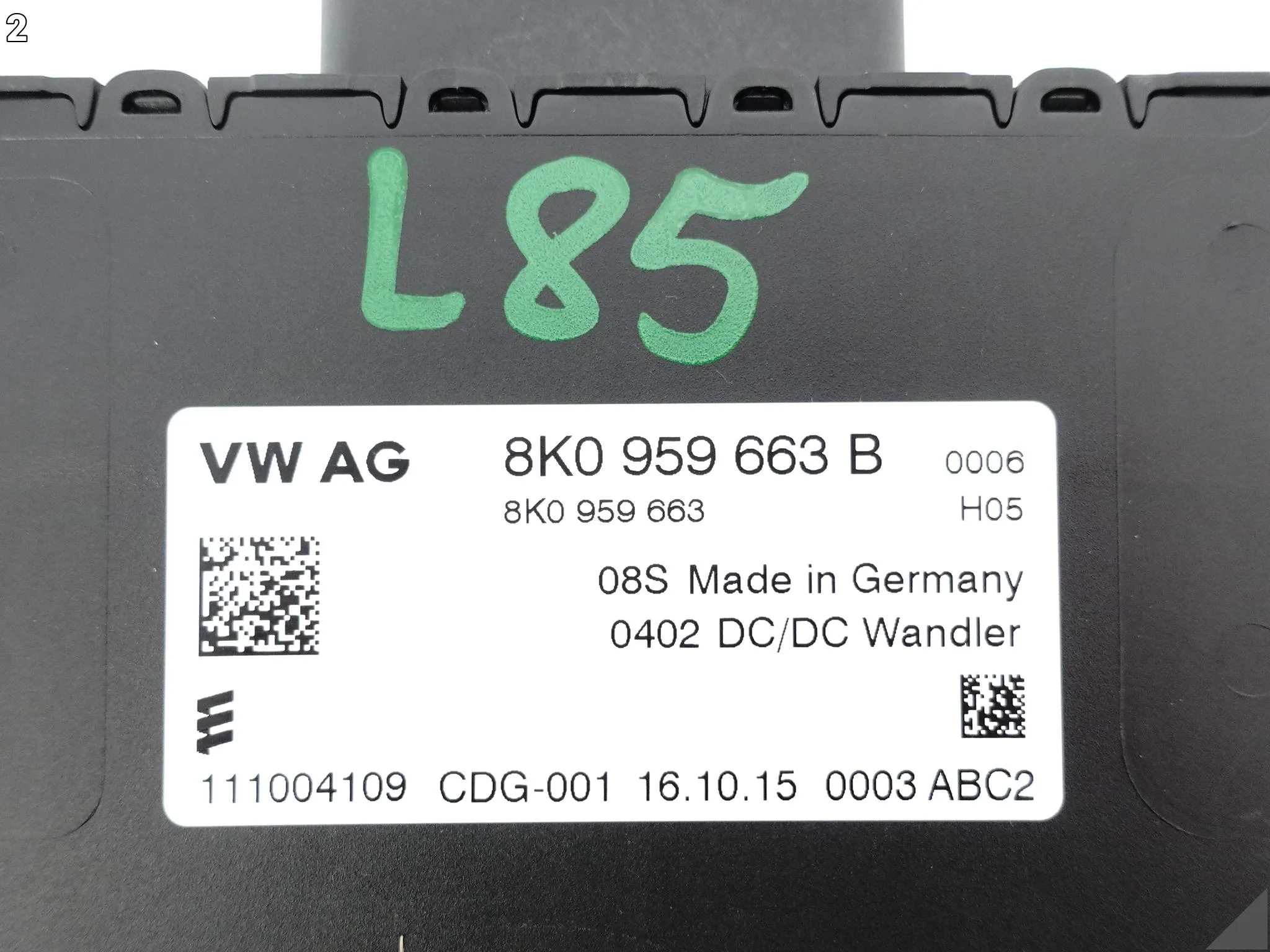 AUDI A5 S5 8T0 A4 S4 8K0 A7 S7 4G8 A6 4G0 STEROWNIK STABILIZATOR NAPIĘCIA AUDI A5 S5 8T0 A4 S4 8K0 A7 S7 4G8 A6 4G0 STEROWNIK STABILIZATOR NAPIĘCIA - obrazek 3
