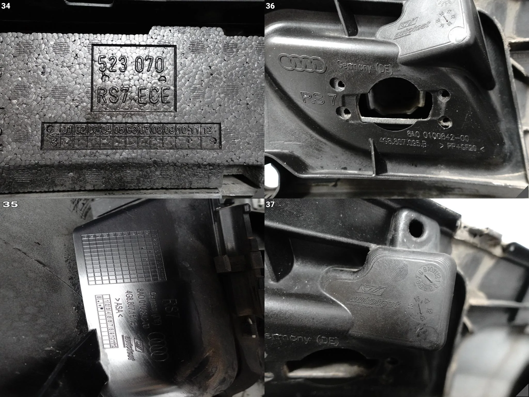 AUDI RS7 4G8 C7 SPORTBACK 13-15 ZDERZAK ATRAPA GRILL SPOILER KOMPLETNY I6 AUDI RS7 4G8 C7 SPORTBACK 13-15 ZDERZAK ATRAPA GRILL SPOILER KOMPLETNY I6 - obrazek 14