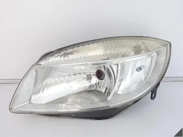 SKODA FABIA II 2 ROOMSTER 5J1 07-10 LAMPA ZWYKŁA HALOGEN LEWA PRZÓD EUROPA