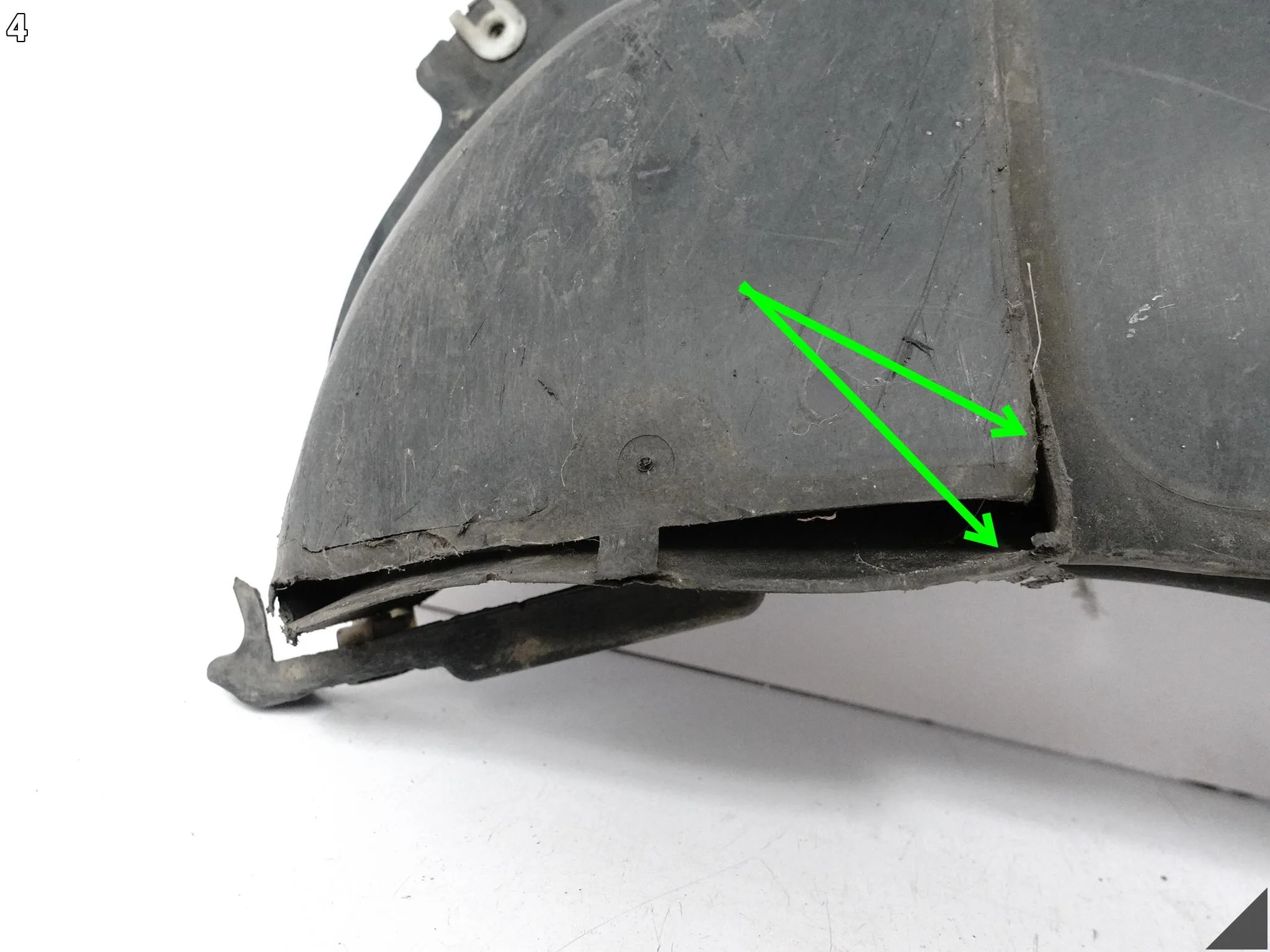 BMW 5 G30 G31 G38 17-23 LISTWA OSŁONA TRÓJKĄTNA TRÓJKĄT NADKOLA PRZÓD PRAWY BMW 5 G30 G31 G38 17-23 LISTWA OSŁONA TRÓJKĄTNA TRÓJKĄT NADKOLA PRZÓD PRAWY - obrazek 5
