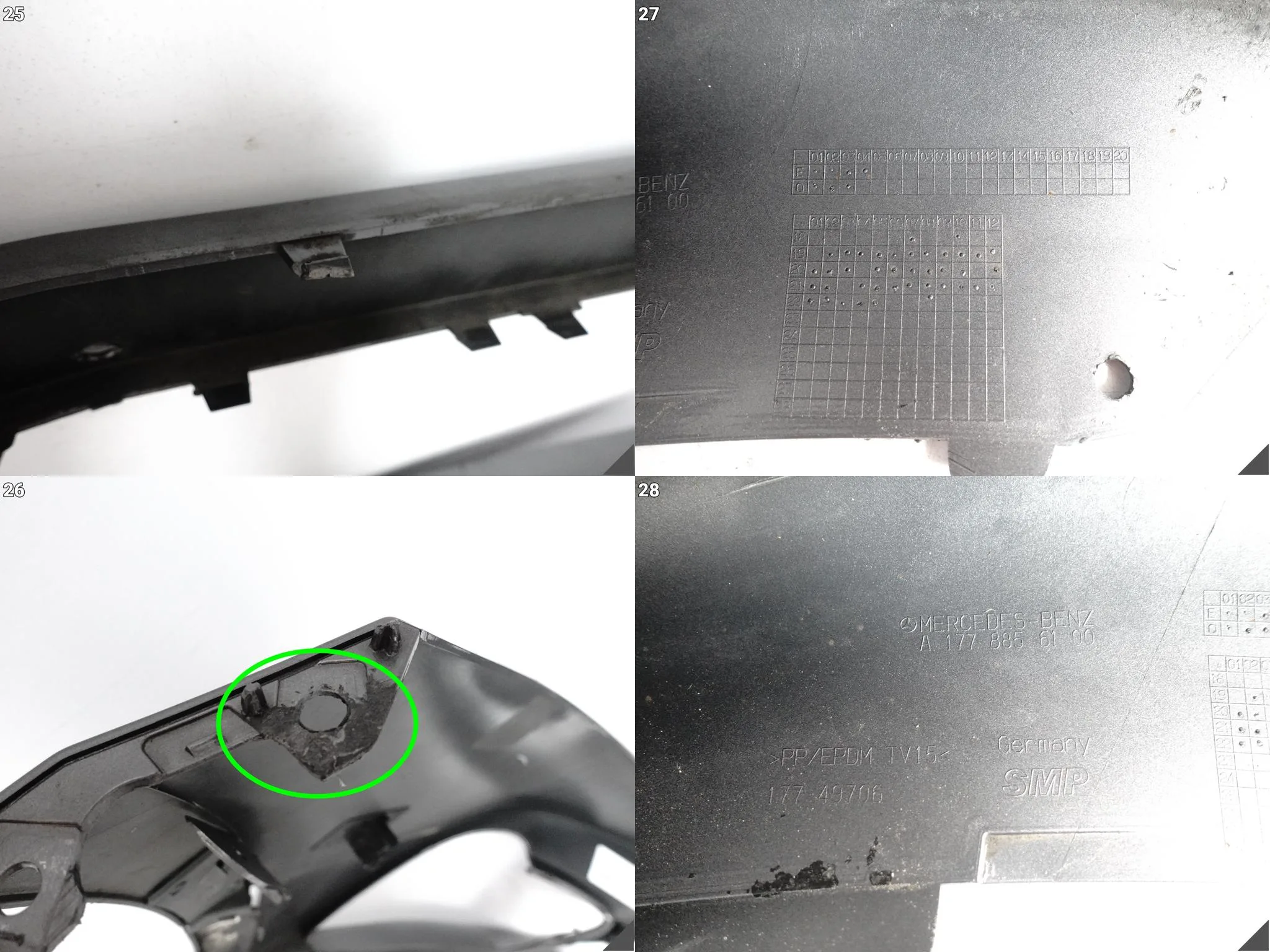 MERCEDES A-KLASA W177 AMG 18-22 ZDERZAK BUMPER + 2X LISTWA PRZÓD (6XPDC) MERCEDES A-KLASA W177 AMG 18-22 ZDERZAK BUMPER + 2X LISTWA PRZÓD (6XPDC) - obrazek 14