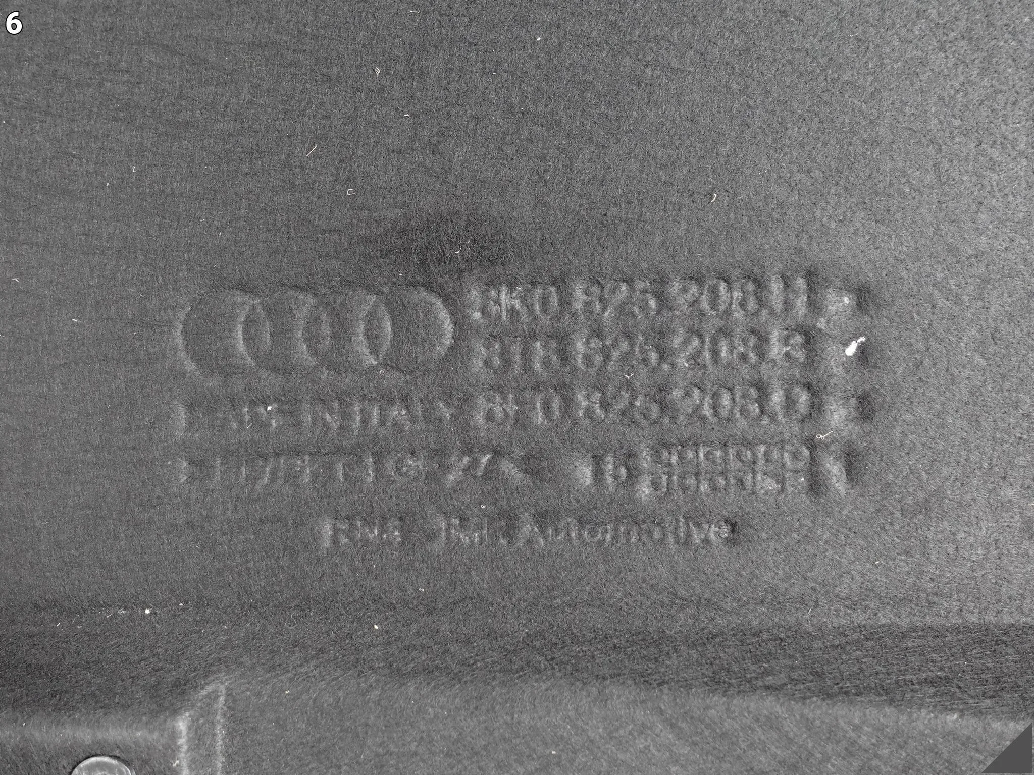 AUDI A5 S5 8T8 B8 SPORTBACK LIFT 11-16 PŁYTA OSŁONA PODWOZIA PRAWA ORG AUDI A5 S5 8T8 B8 SPORTBACK LIFT 11-16 PŁYTA OSŁONA PODWOZIA PRAWA ORG - obrazek 7