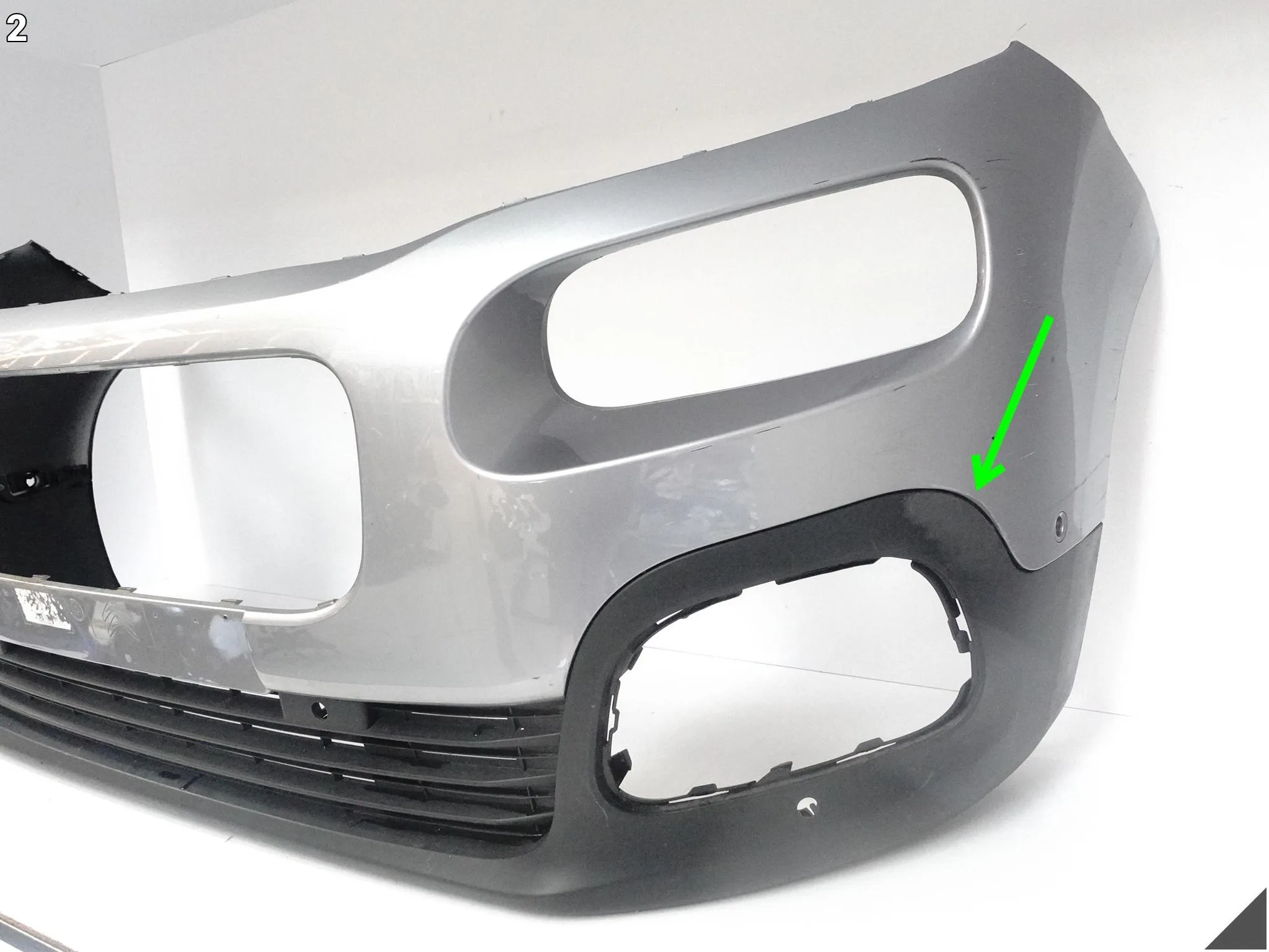 CITROEN BERLINGO MULTISPACE III 3 18-23 ZDERZAK BUMPER KRATKA PRZÓD (6xPDC) CITROEN BERLINGO MULTISPACE III 3 18-23 ZDERZAK BUMPER KRATKA PRZÓD (6xPDC) - obrazek 3