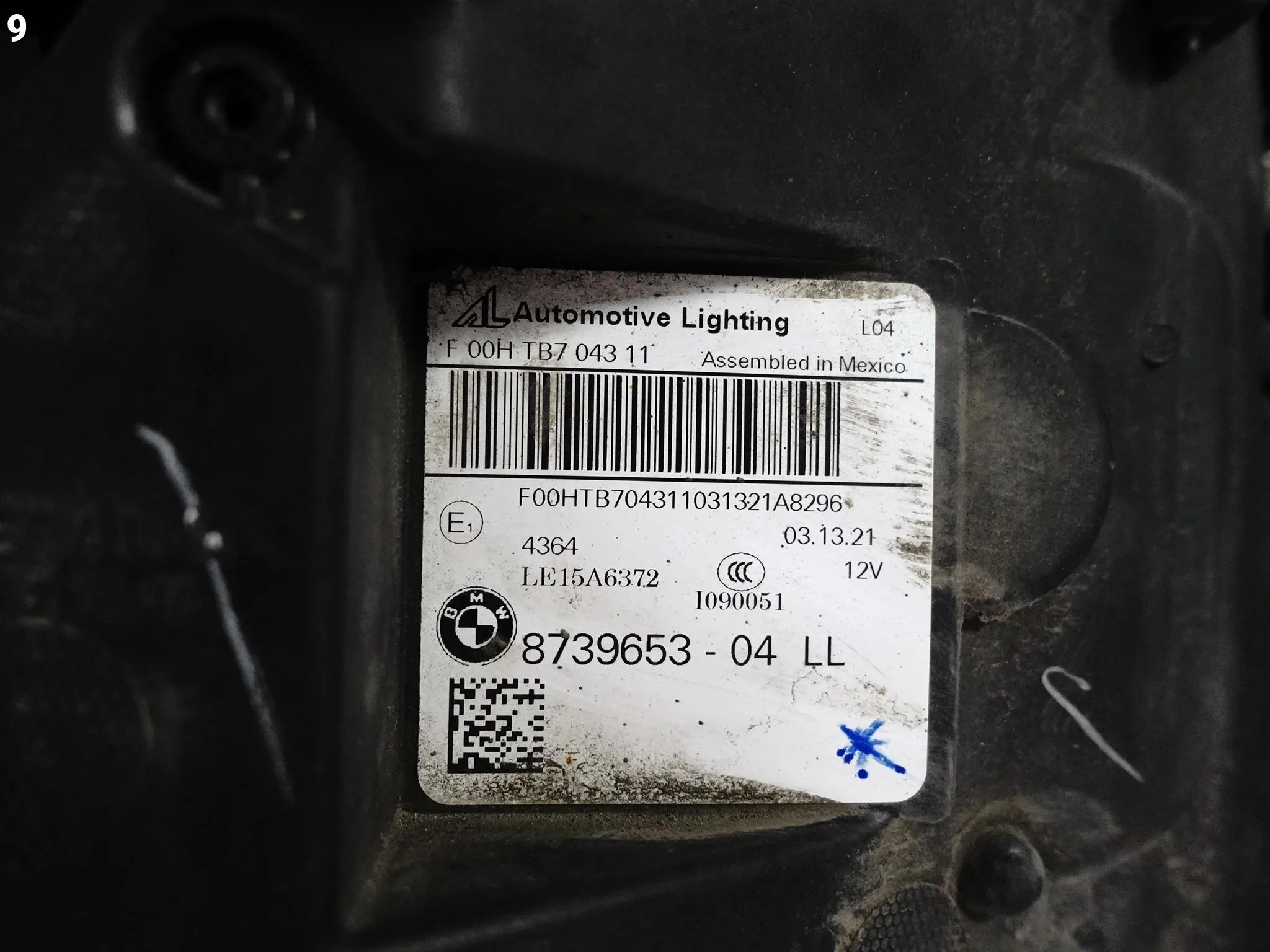 BMW X3 G01 X4 G02 17-20 FULL LED ADAPTIVE LAMPA LEWA PRZÓD EUROPA BMW X3 G01 X4 G02 17-20 FULL LED ADAPTIVE LAMPA LEWA PRZÓD EUROPA - obrazek 10
