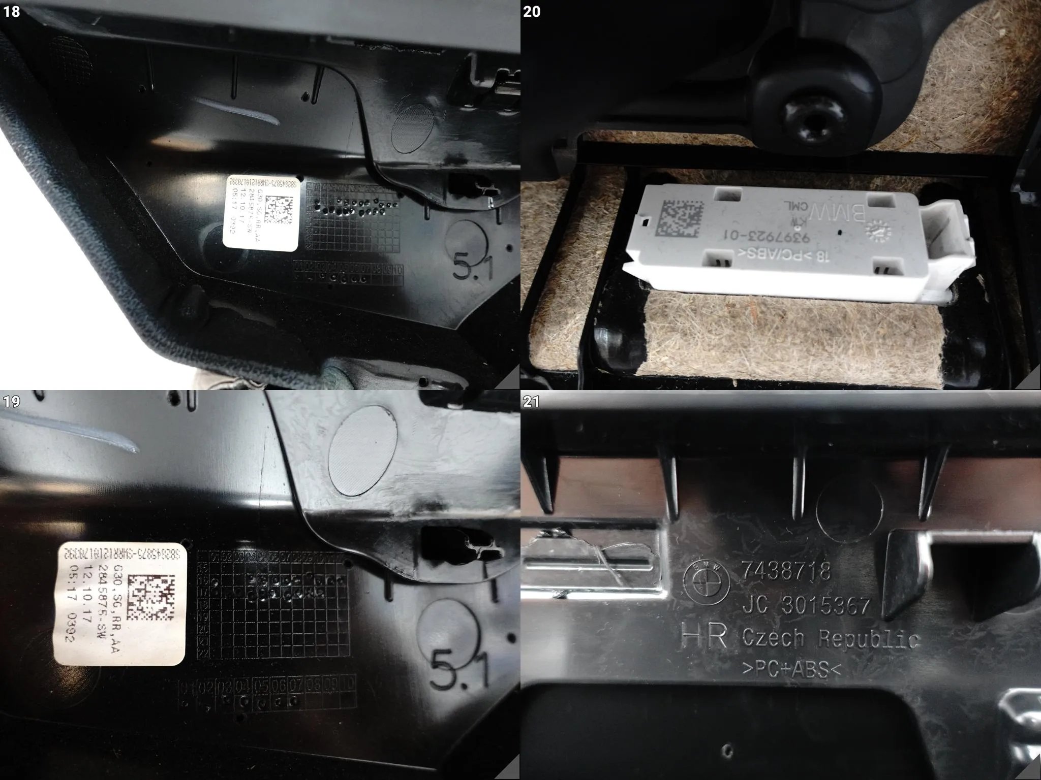 BMW 5 G30 G31 M5 F90 17-24 TAPICERKA BOCZEK DRZWI SKÓRA LISTWA UCHWYT TYŁ R BMW 5 G30 G31 M5 F90 17-24 TAPICERKA BOCZEK DRZWI SKÓRA LISTWA UCHWYT TYŁ R - obrazek 13