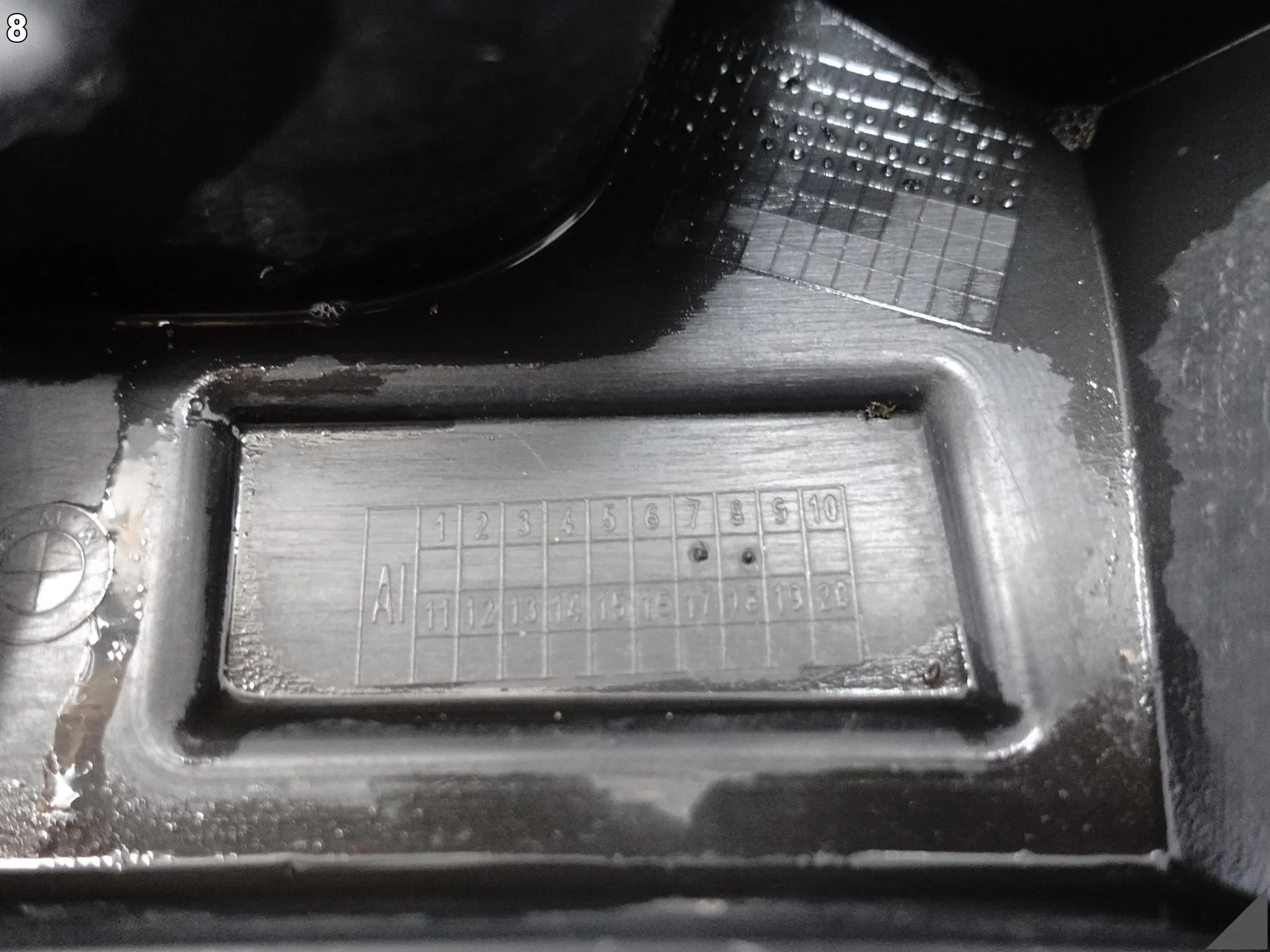 BMW X3 F25 10-14 ZWYKŁY MOCOWANIE ŚLIZG W ZDERZAK PRZÓD PRAWY 7212956 BMW X3 F25 10-14 ZWYKŁY MOCOWANIE ŚLIZG W ZDERZAK PRZÓD PRAWY 7212956 - obrazek 9