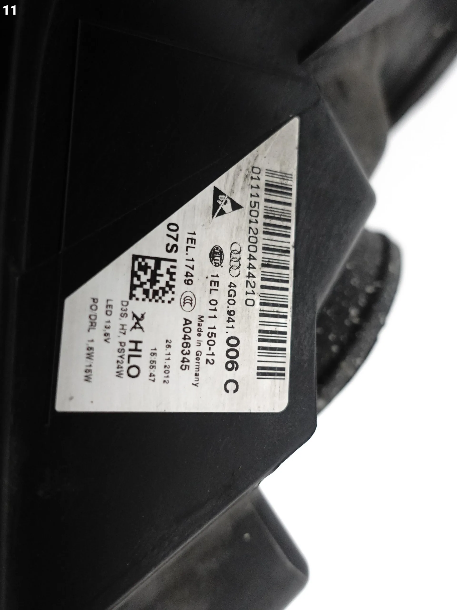 AUDI A6 S6 4G0 C7 11-14 LAMPA XENON + LED NIESKRĘTNA PRAWA PRZÓD EUROPA AUDI A6 S6 4G0 C7 11-14 LAMPA XENON + LED NIESKRĘTNA PRAWA PRZÓD EUROPA - obrazek 12