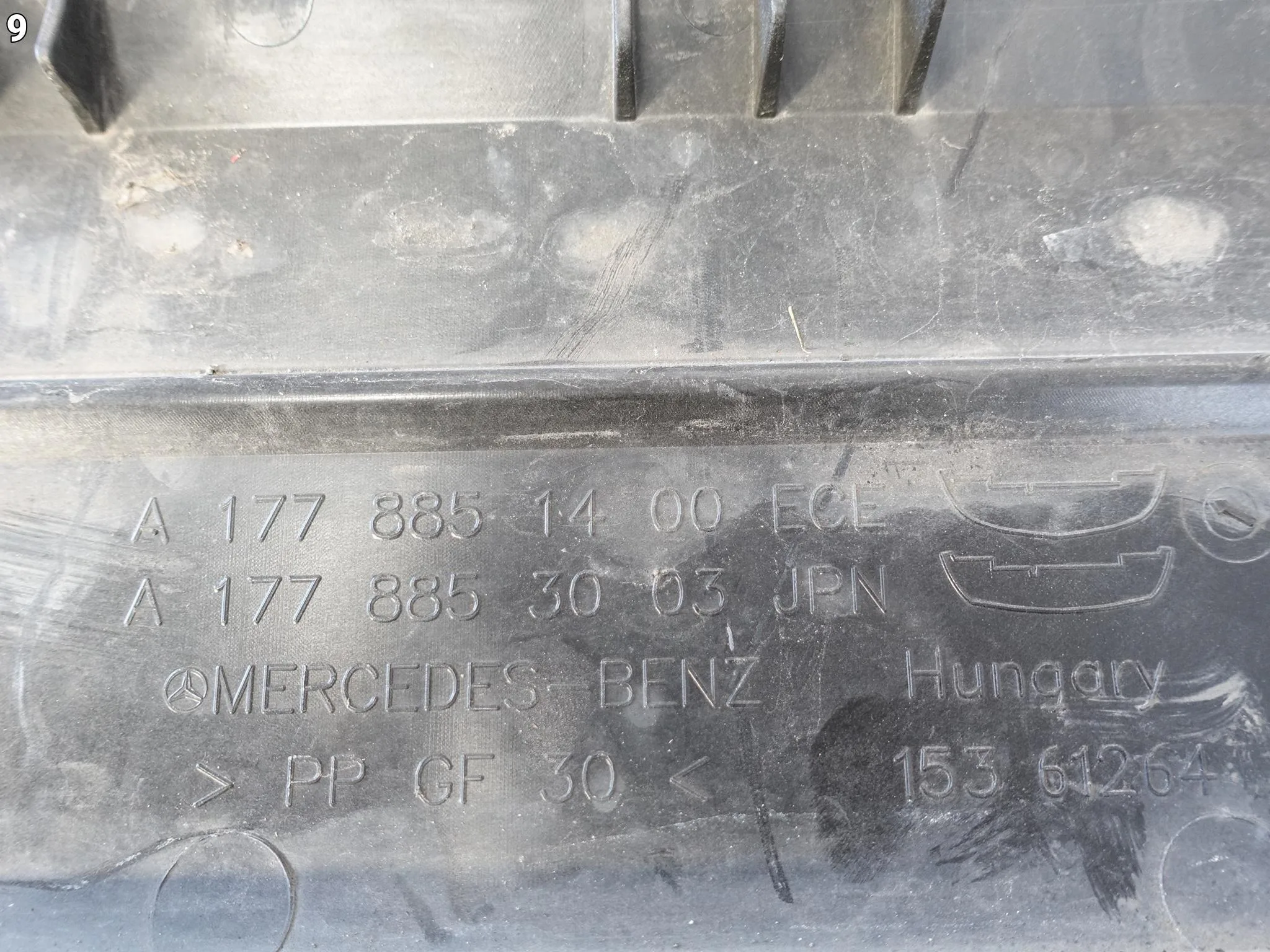 MERCEDES A-KLASA W177 V177 18-23 PŁYTA SPOILER OSŁONA POD ZDERZAK PRZÓD MERCEDES A-KLASA W177 V177 18-23 PŁYTA SPOILER OSŁONA POD ZDERZAK PRZÓD - obrazek 10