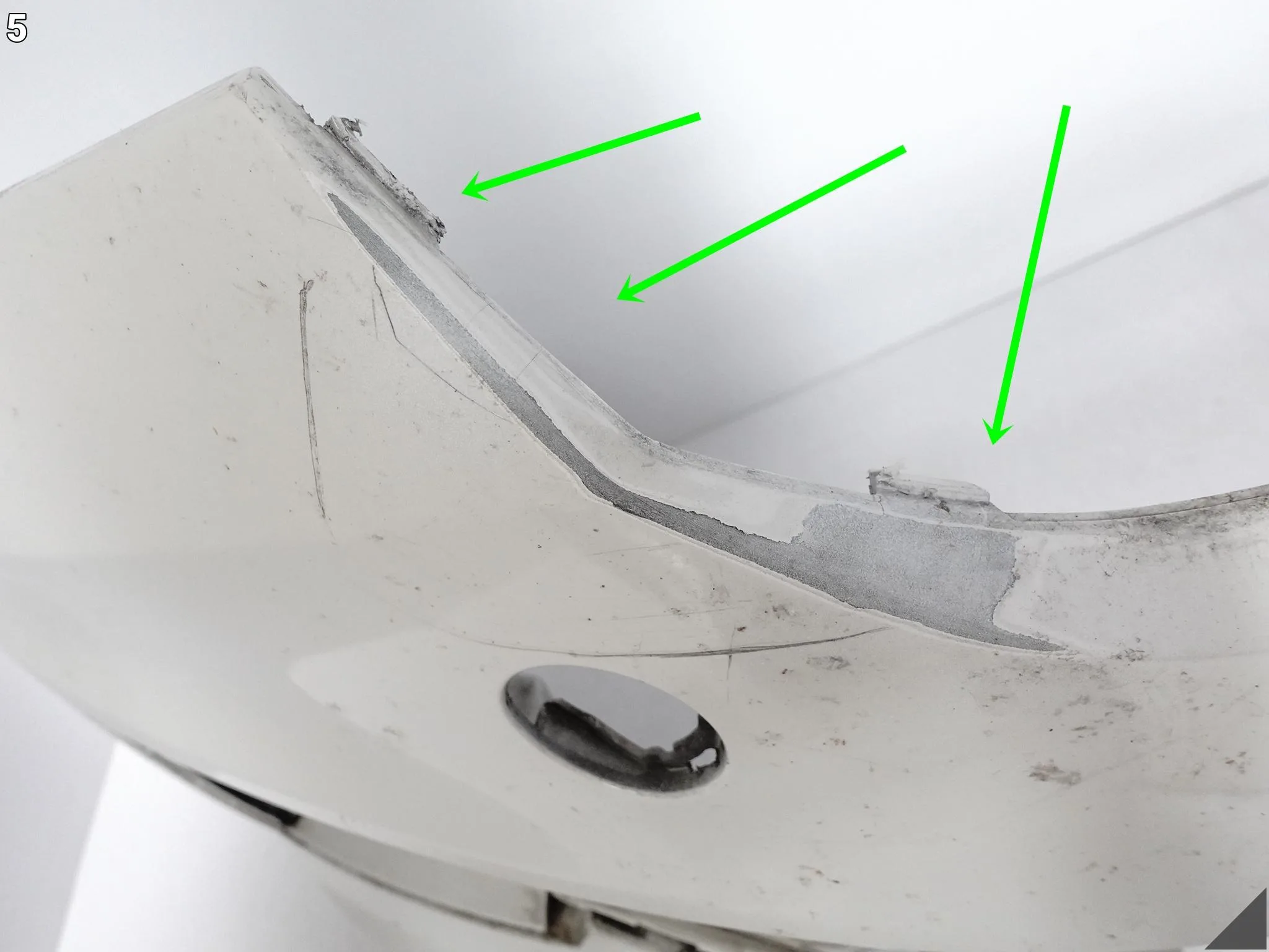 SKODA FABIA IV (4 GENERACJA) 21- ZDERZAK BUMPER PRZÓD (BEZ DZIUR) + WLOTY SKODA FABIA IV (4 GENERACJA) 21- ZDERZAK BUMPER PRZÓD (BEZ DZIUR) + WLOTY - obrazek 6