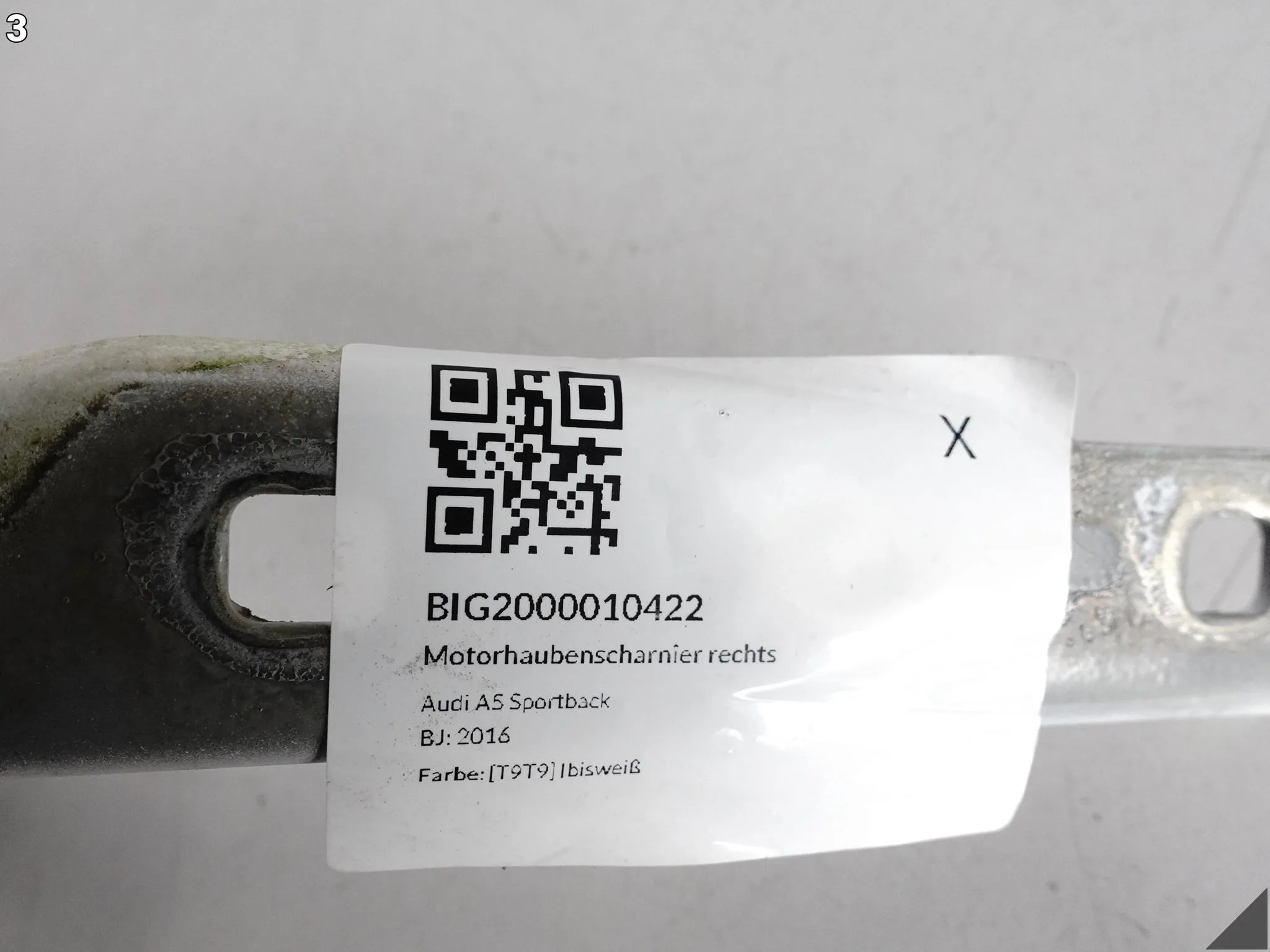 AUDI A5 S5 8T0 B8 LIFT 11-16 ZAWIAS MASKI POKRYWY SILNIKA PRAWY PRZÓD Y9C AUDI A5 S5 8T0 B8 LIFT 11-16 ZAWIAS MASKI POKRYWY SILNIKA PRAWY PRZÓD Y9C - obrazek 4